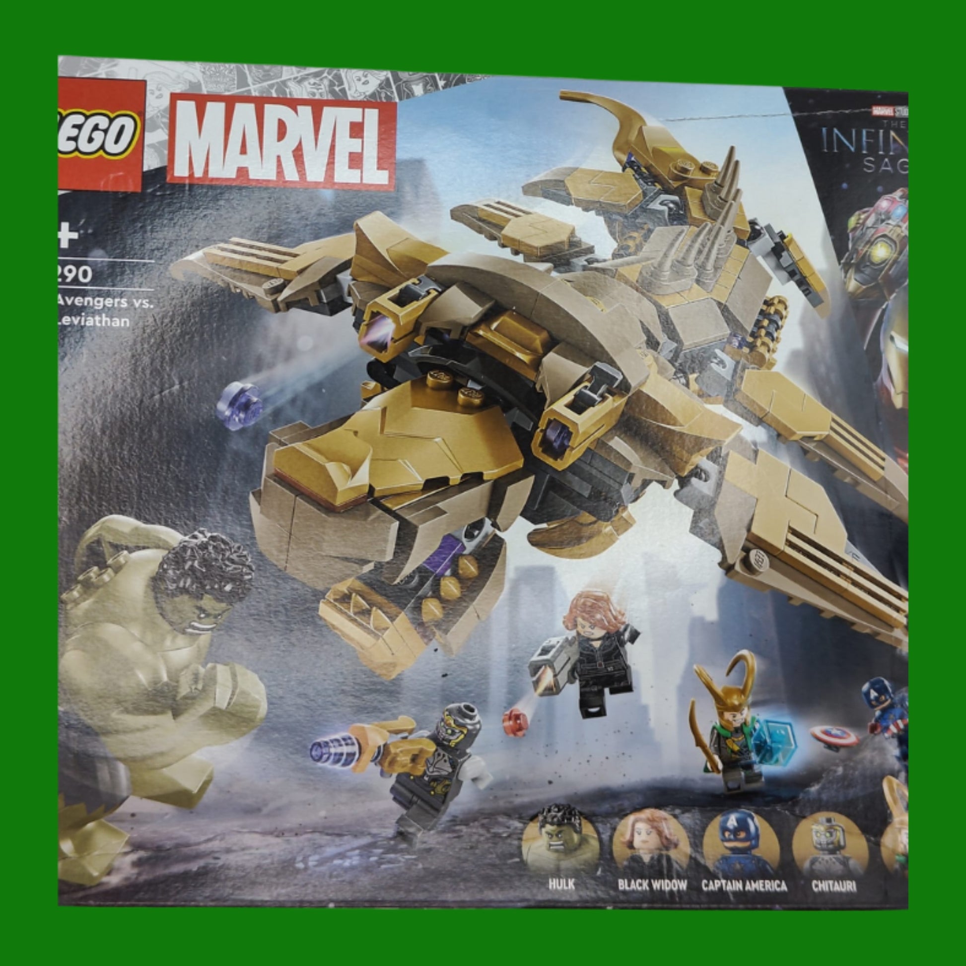 LEGO Marvel Avengers vs. Leviathan, Figura Giocattolo Costruibile con Personaggio di Hulk