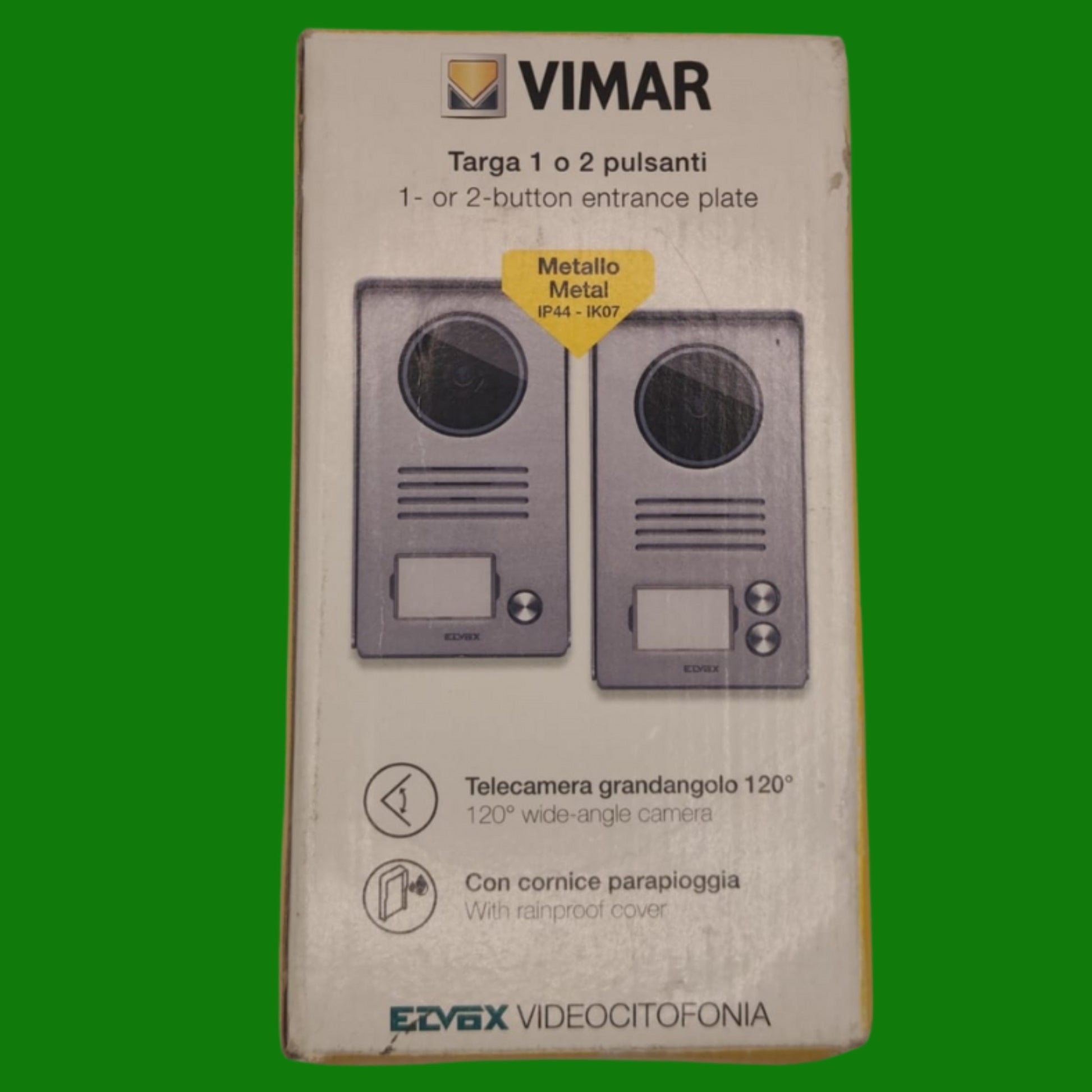 Vimar 40921.P2 Targa esterna audio/video in alluminio