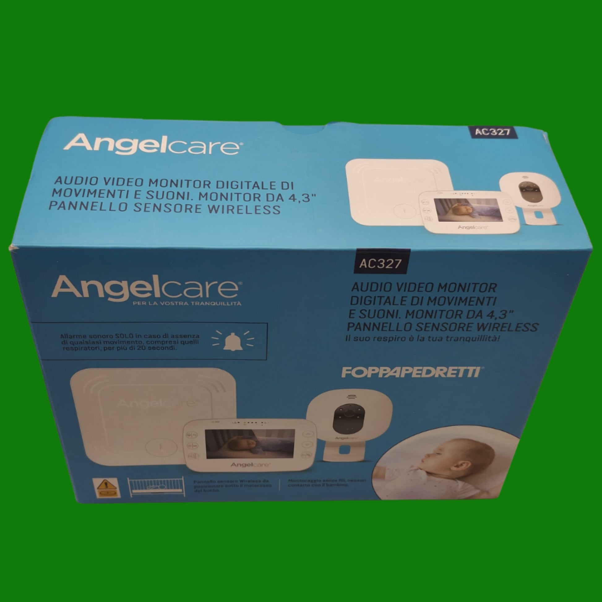 Foppapedretti Video Monitor Angelcare AC327, con Sensore Movimento