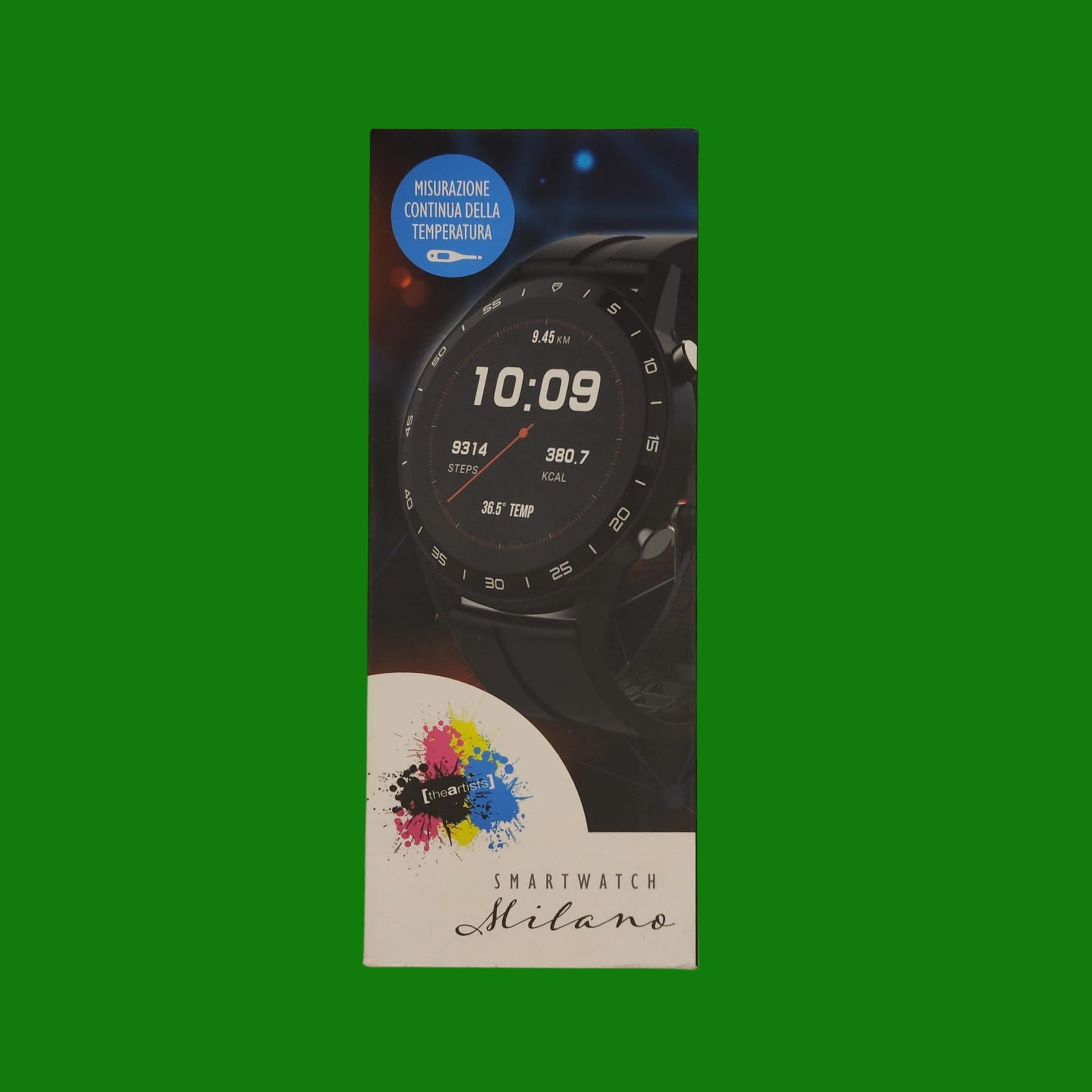 Smartwatch Uomo Donna The Artists Milano, impermeabile IP68, frequenza cardiaca