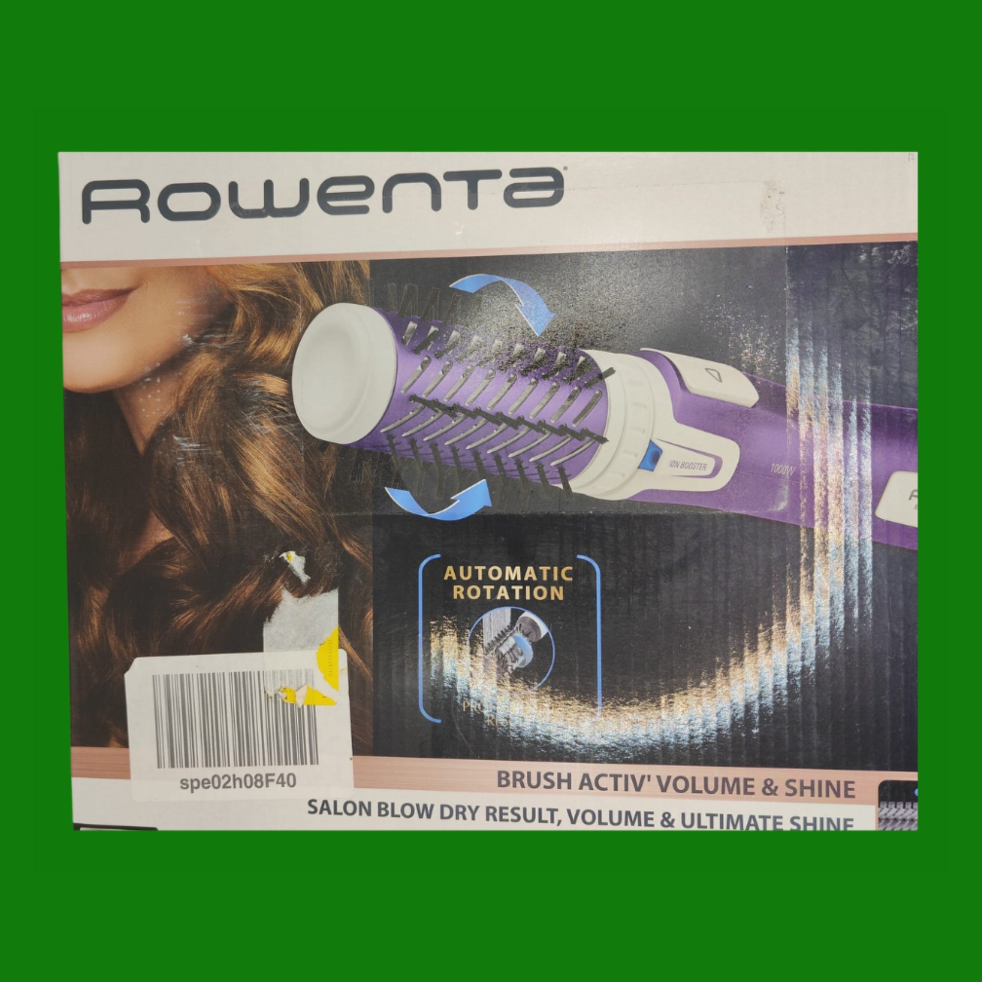 Rowenta CF9530 messa in piega Spazzola ad aria calda Vapore Porpora