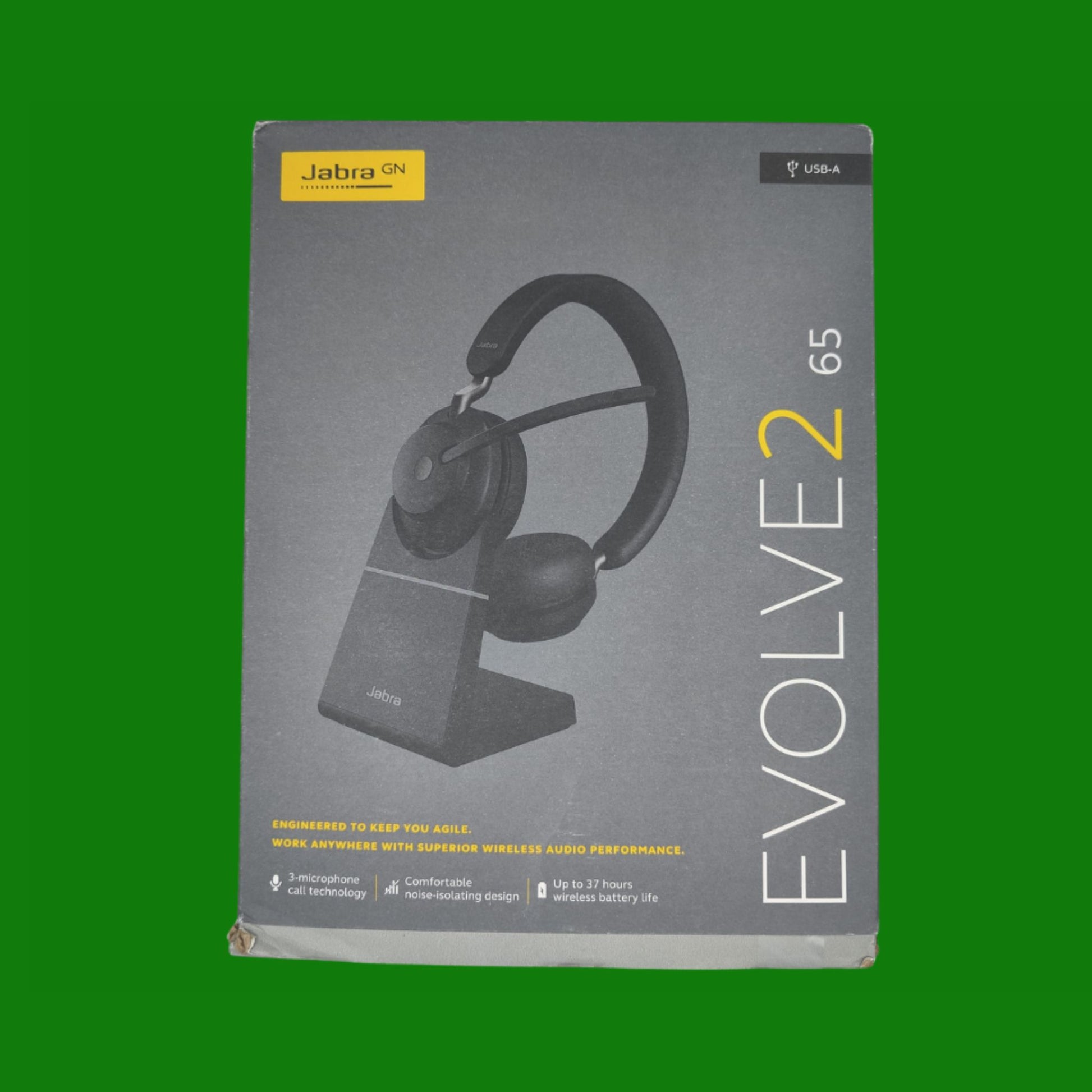 Jabra Evolve2 65 Wireless PC Headset with Charging