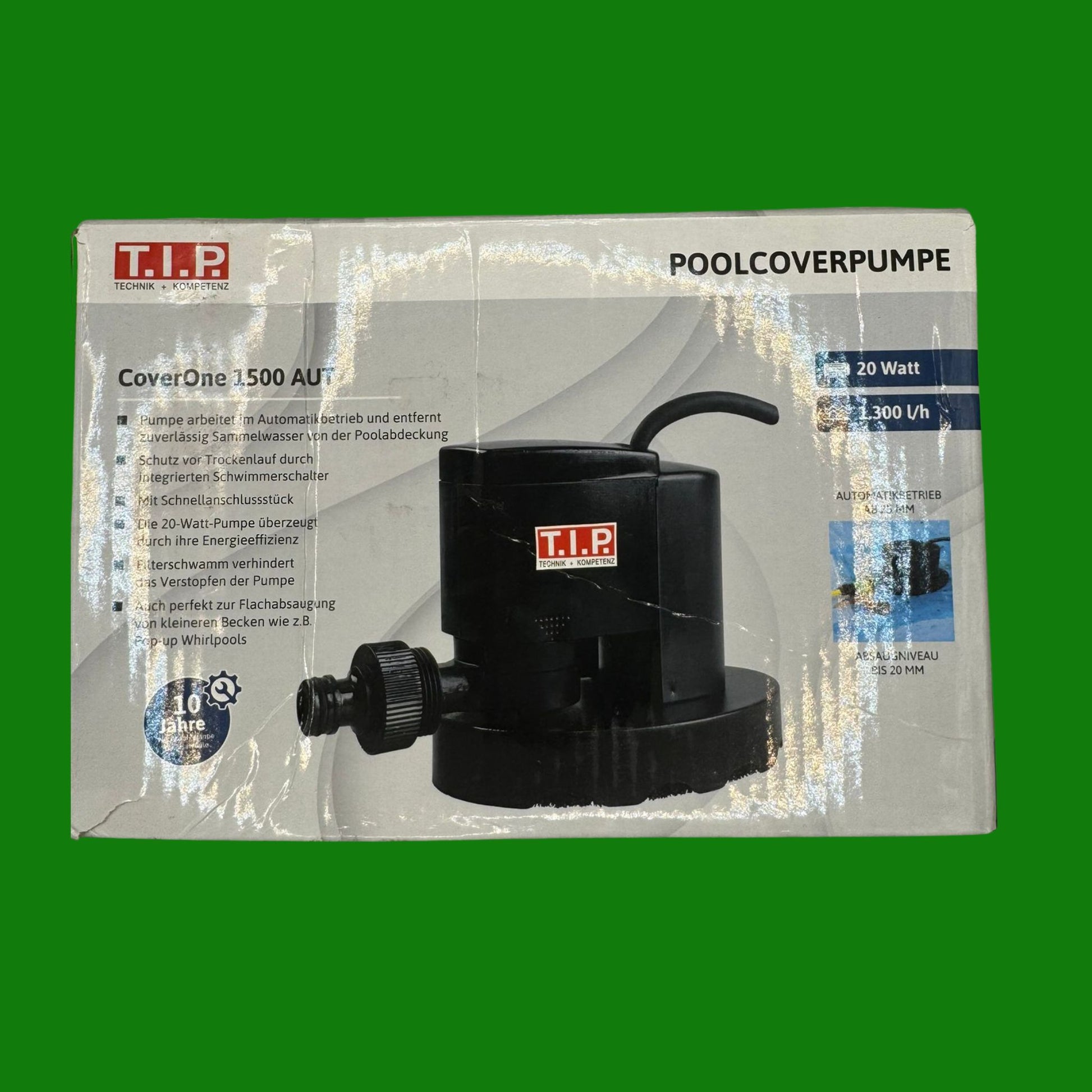 T.I.P. Pompa per piscina con copertura automatica
