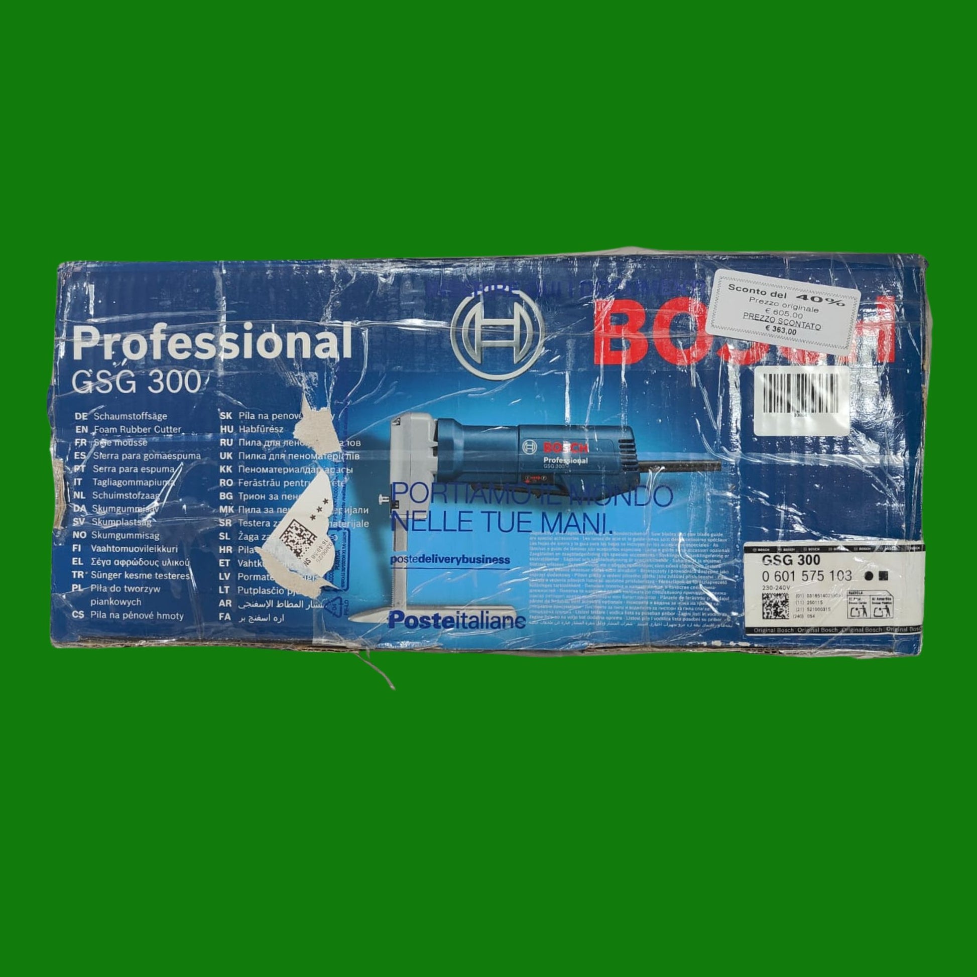 Bosch Professional Tagliagommapiuma Gsg 300