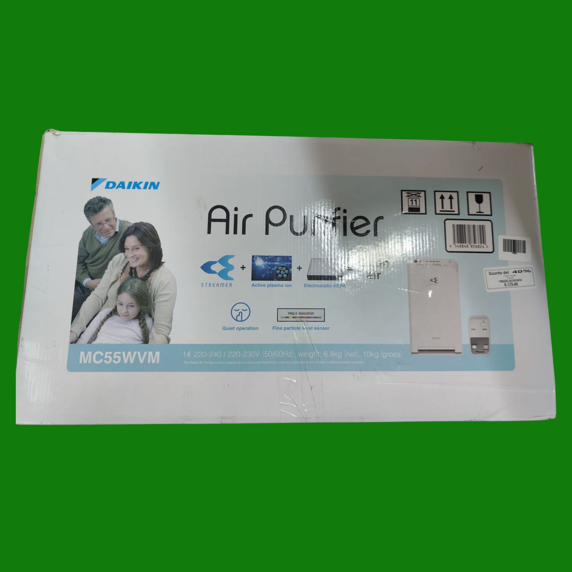 PURIFICATORE D'ARIA DAIKIN MC55WVM, HEPA