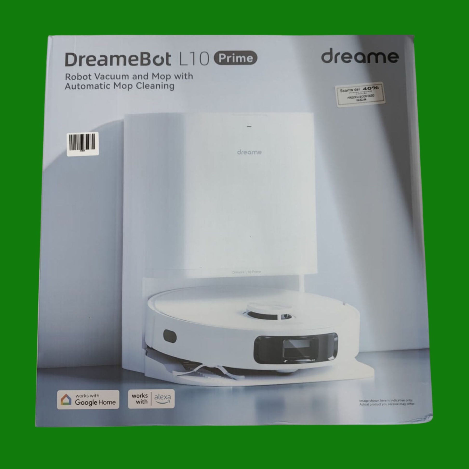 DREAME L10 Prime Robot Aspirapolvere con Sollevamento del Mocio da 7 mm