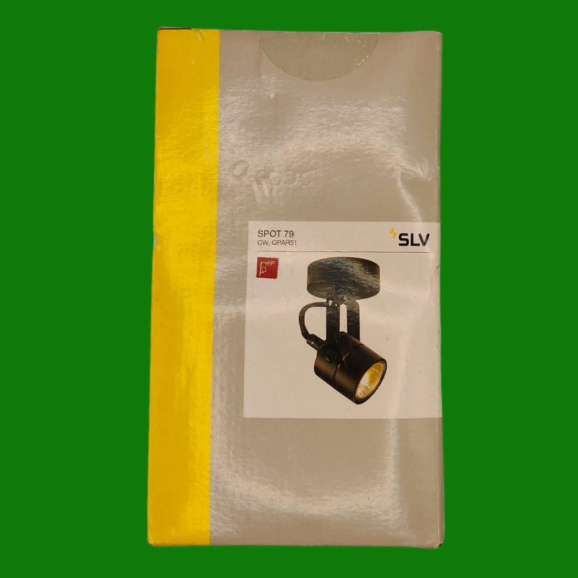 SLV SPOT 79 lampada a parete/soffitto, QPAR51, nero, 230V, GU10 max. 50W