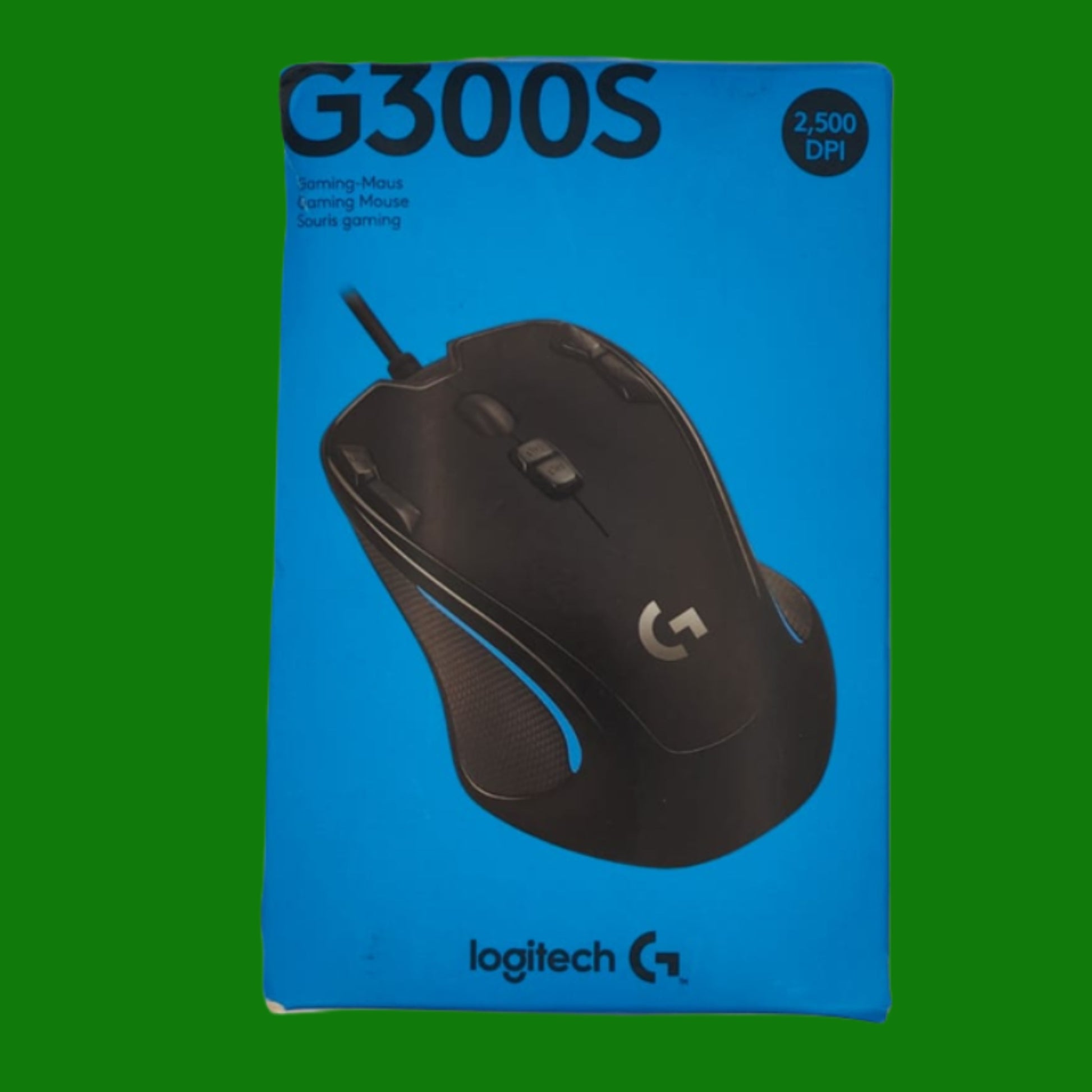 Logitech G300s Mouse Gaming Ottico, 2.500 DPI, RGB, Design Leggero