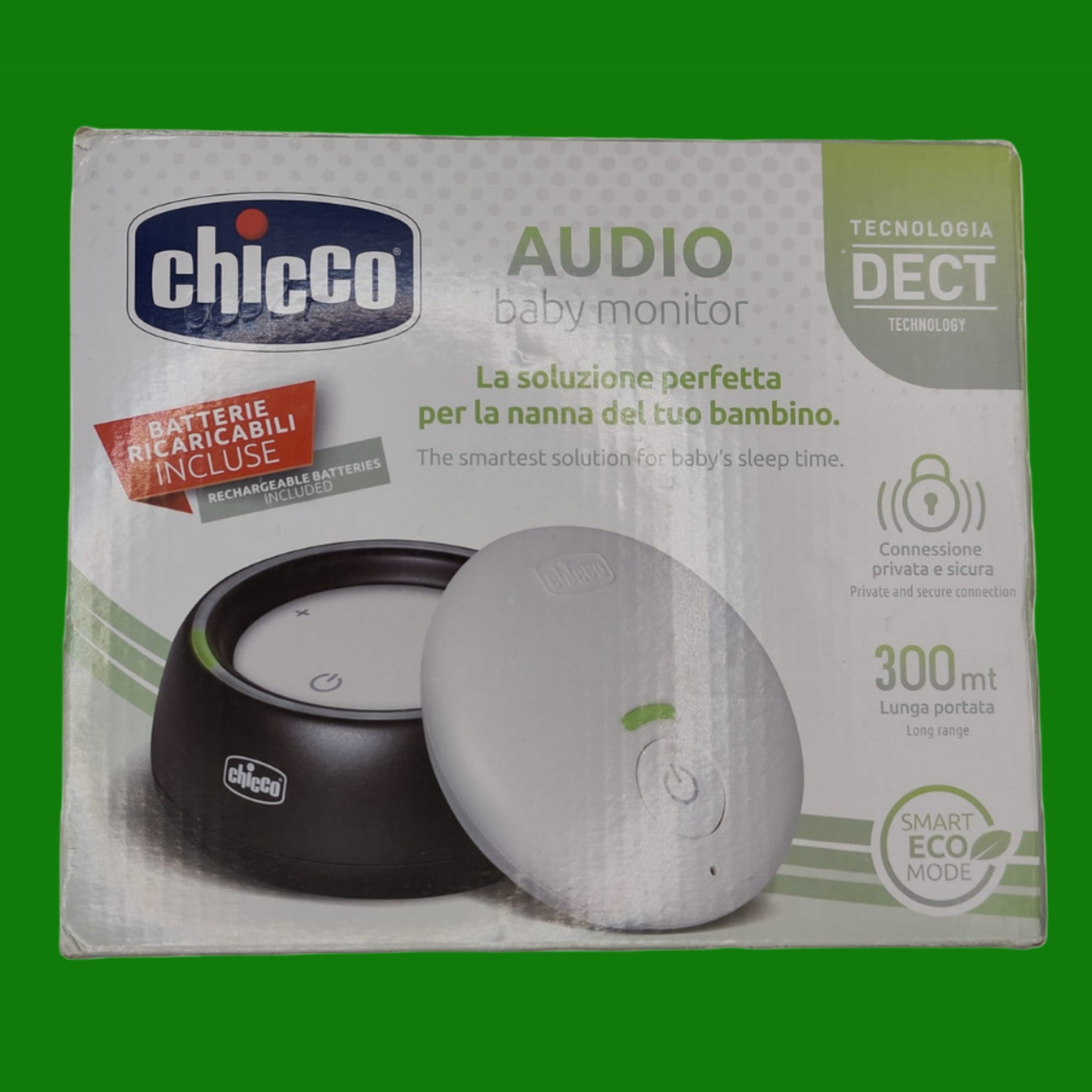 Chicco Baby Monitor Audio per Neonati e Bambini, Tecnologia DECT