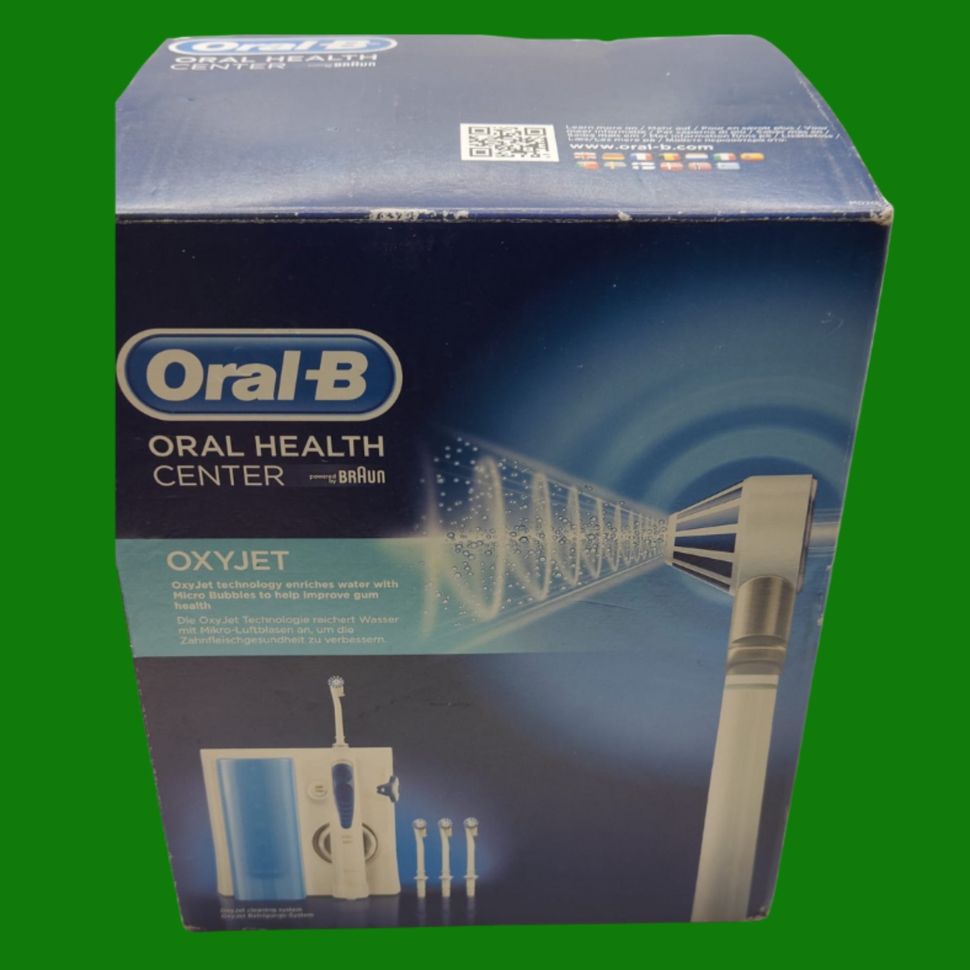 Oral-B Oxyjet Idropulsore con Sistema di Pulizia in Profondità e Tecnologia con Microbollicine