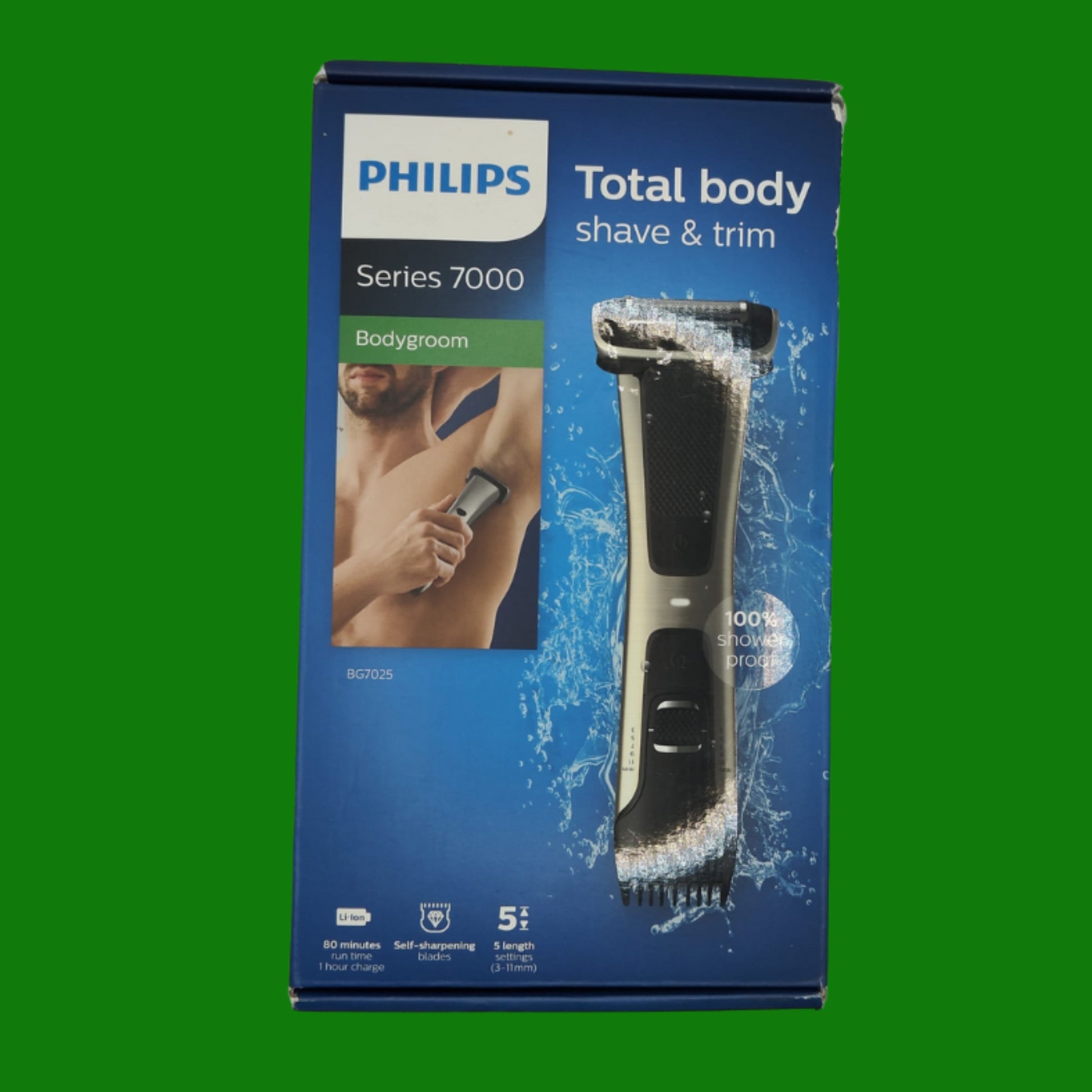 Philips BG7025/15 Bodygroom 7000 Depilatore Corpo da Uomo,