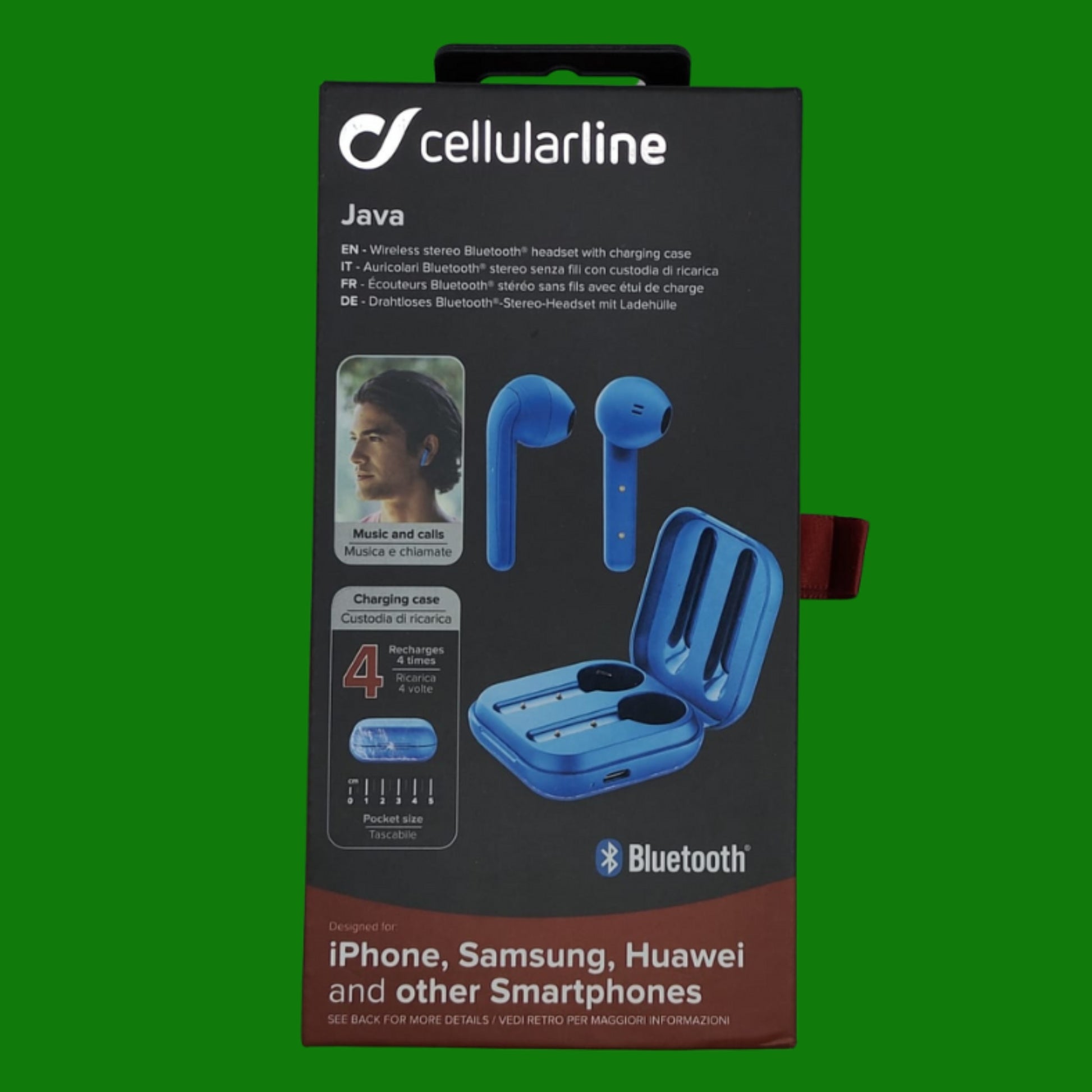 cellularline BTJAVATWSB Java - Universale, blu