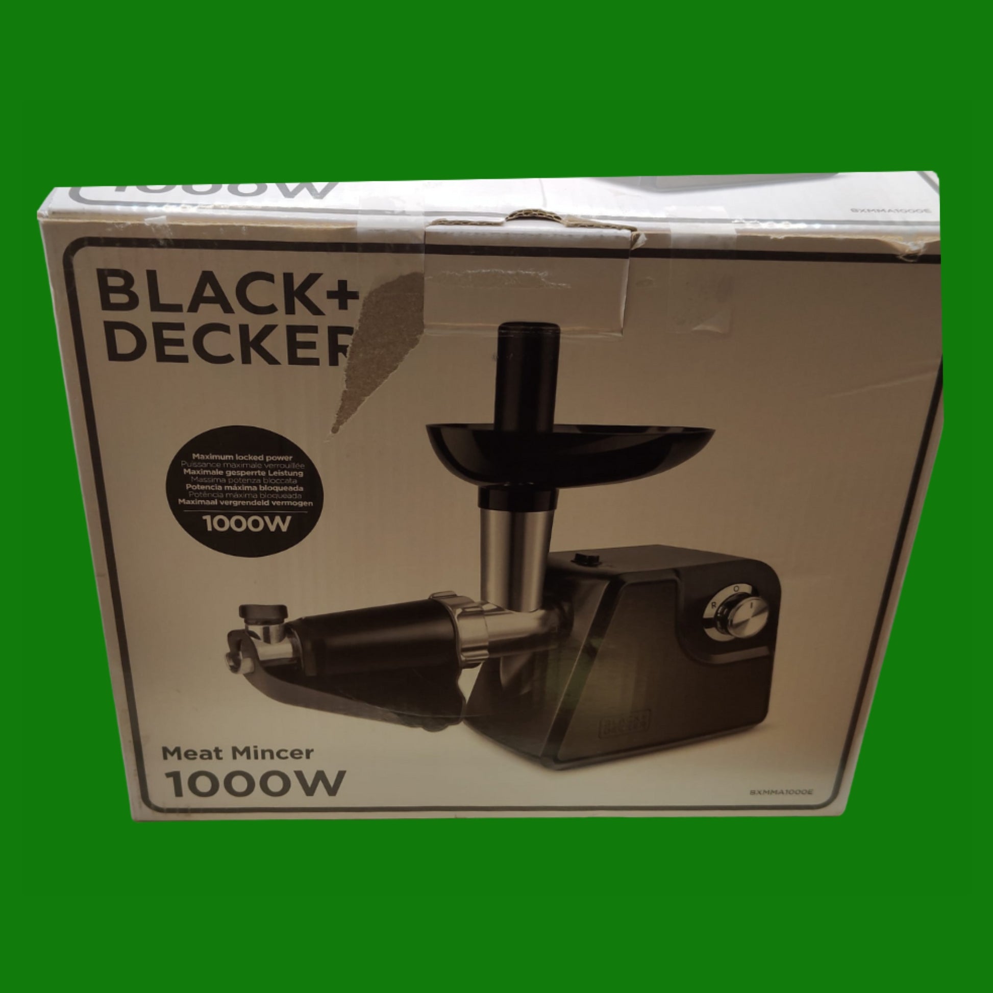 BLACK+DECKER BXMMA1000E - Tritacarne 300W (1000W max)