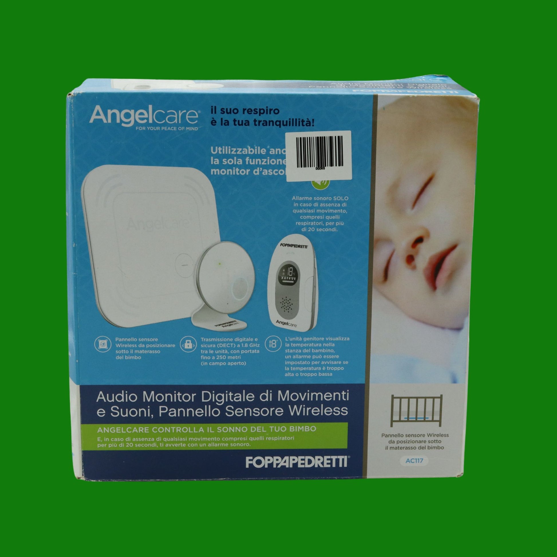 Foppapedretti Angelcare Ac517 Monitor per neonati con Sensore di movimento
