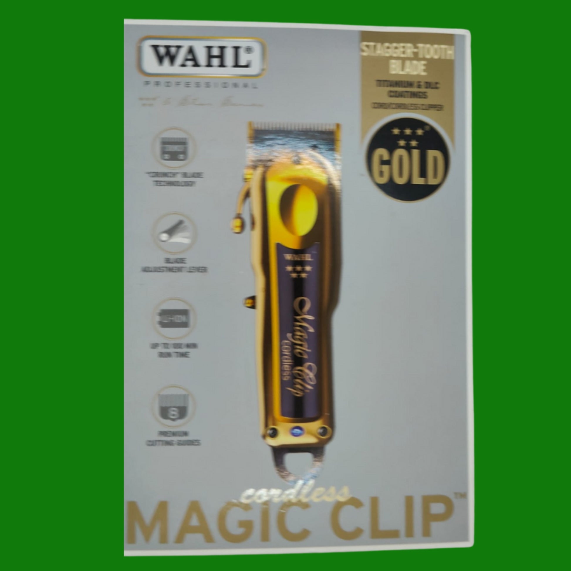 Wahl Gold Cordless Magic Clip - Tagliacapelli per sfumature pesanti