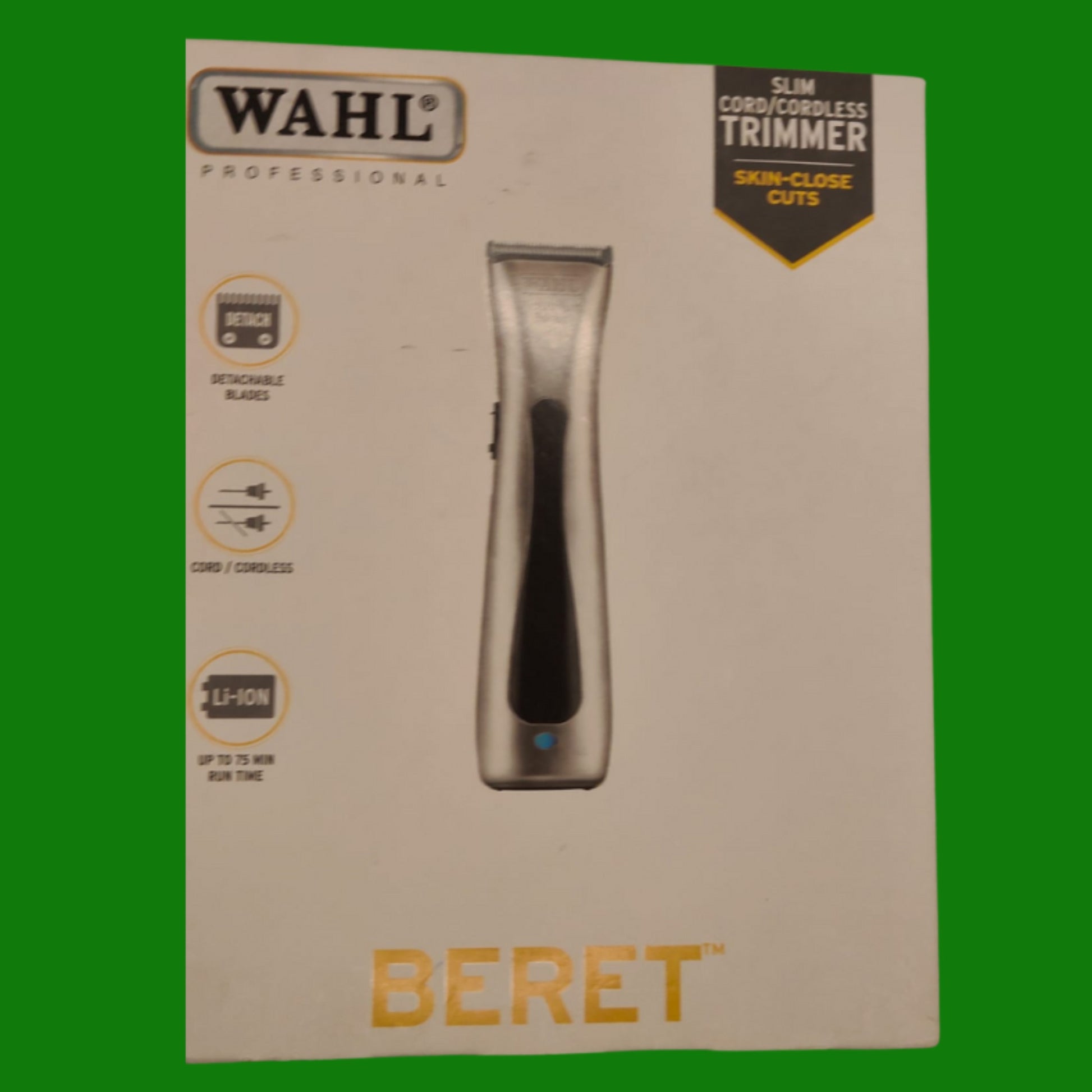 Wahl Beret - Tagliacapelli con e senza cavo con set di lame di precisione