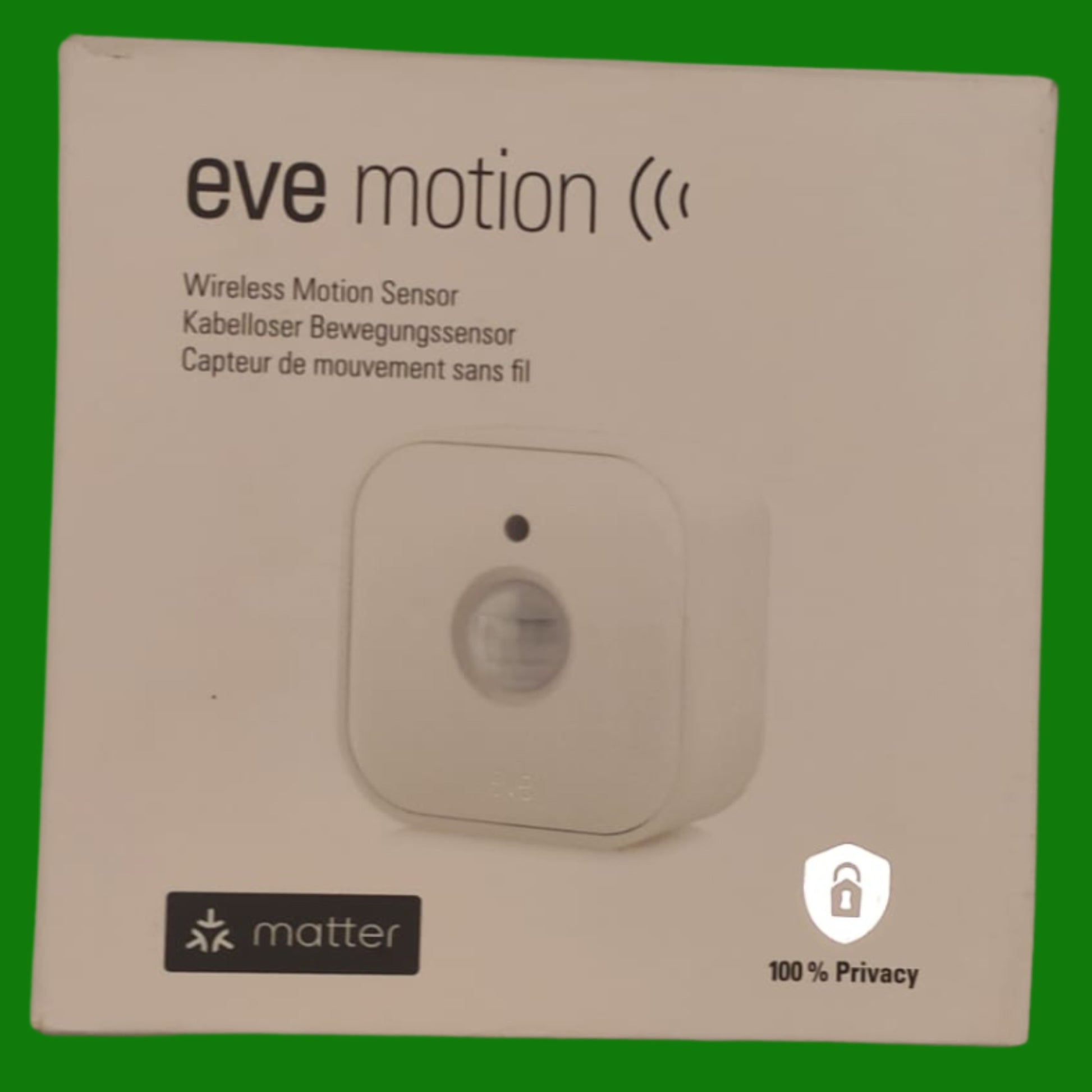 Eve Motion (Matter) Sensore di movimento intelligente con sensore di luce,