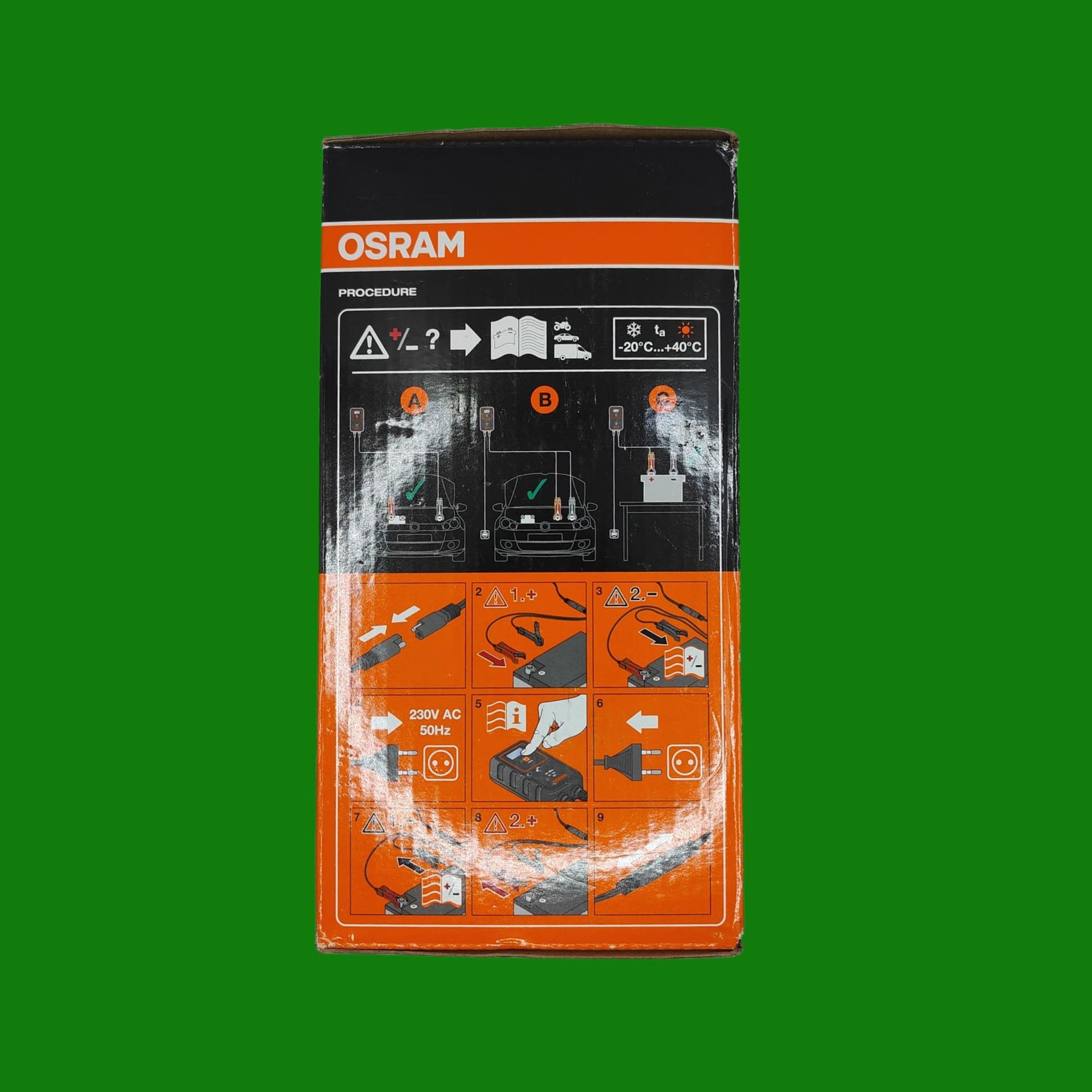 OSRAM OTI1000 TYREinflate 1000, Pompa elettrica Digitale Stop e Luce a LED