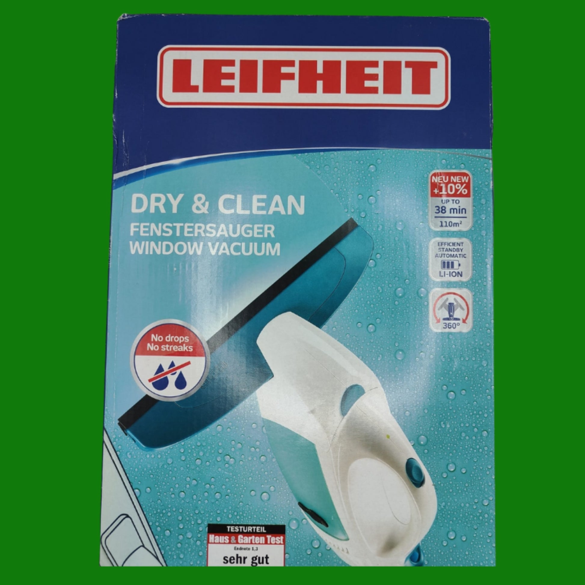 Leifheit Dry & Clean Set Lavavetri Elettrico Con Manico