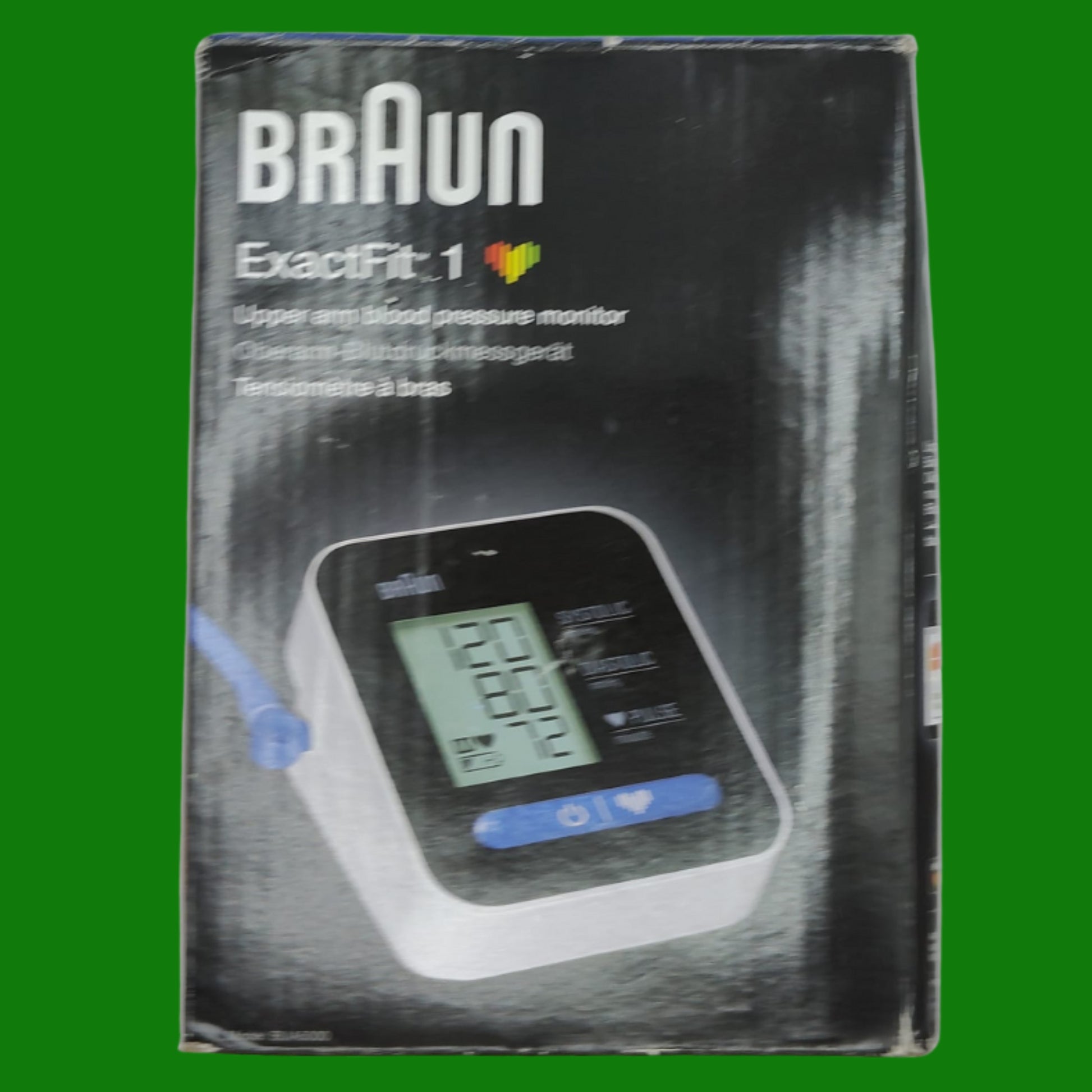 Braun BUA5000EU ExactFit 1 Misuratore della Pressione Sanguigna Avambraccio, Schermo LCD