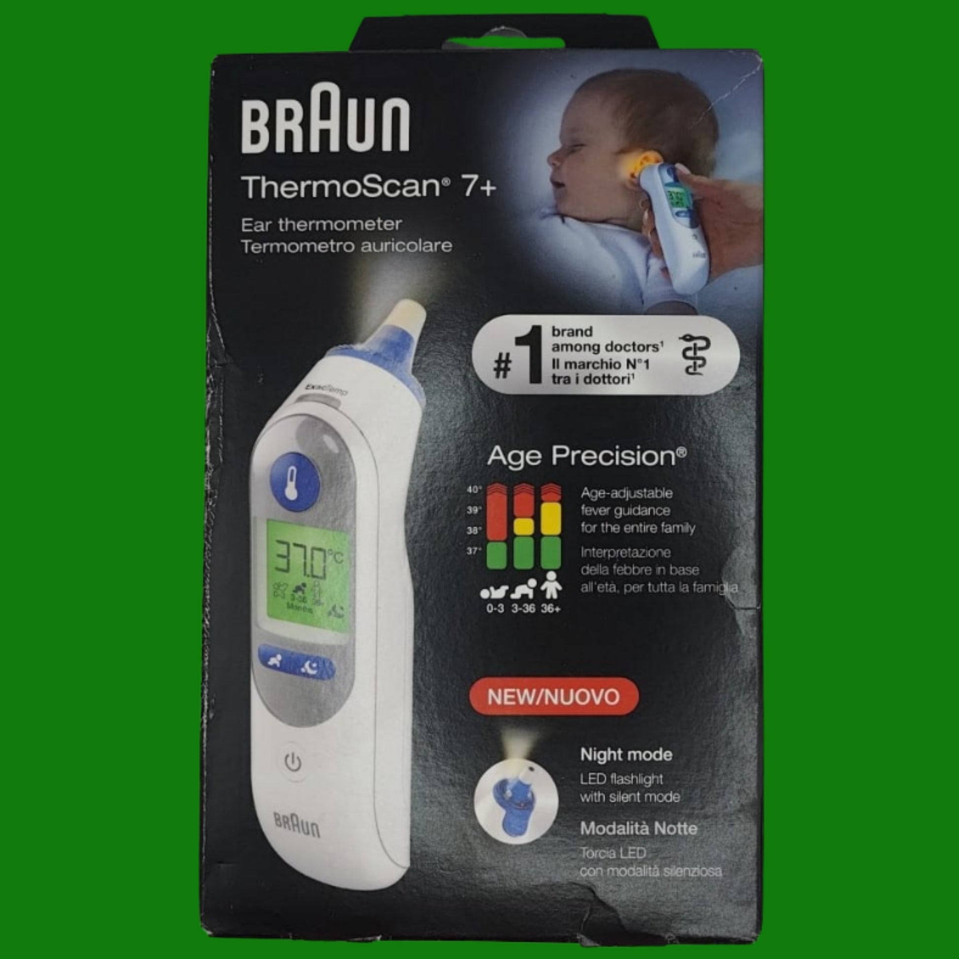 Braun Thermoscan Termometro Auricolare 7+