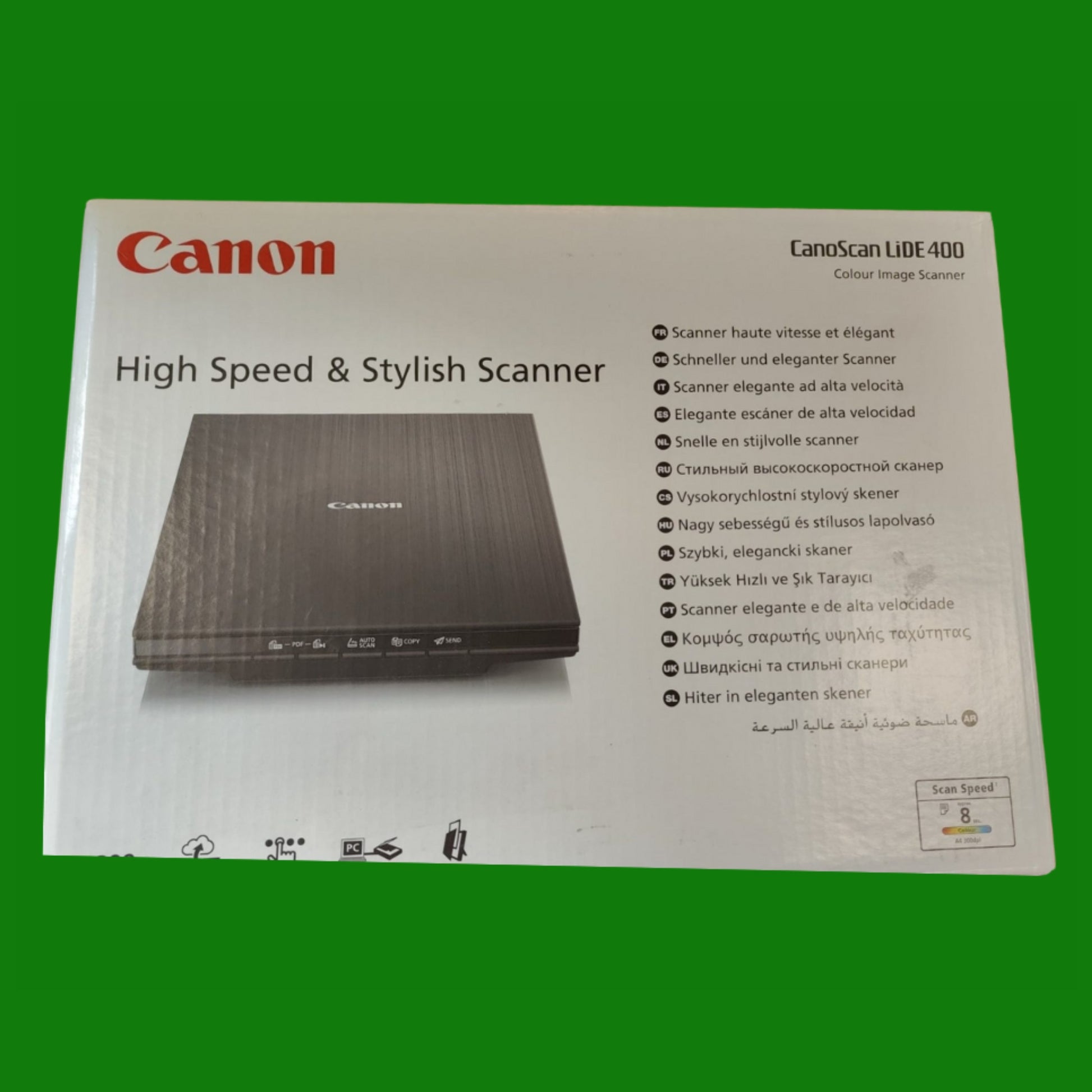 Canon LiDE 400 Scanner Documenti e Fotografico Piano (Nero)
