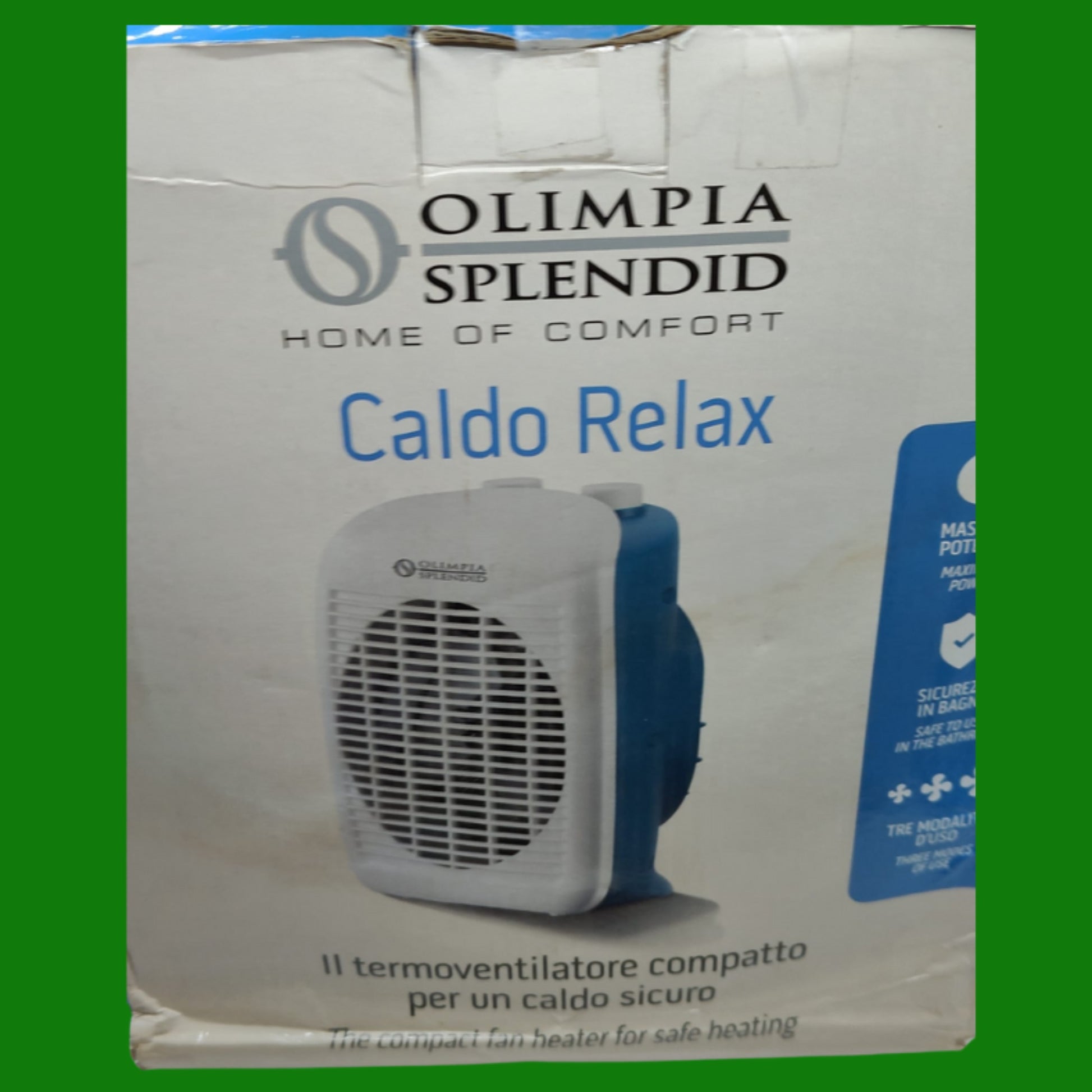 Olimpia Splendid 99338 Caldo Relax Termoventilatore, Bianco