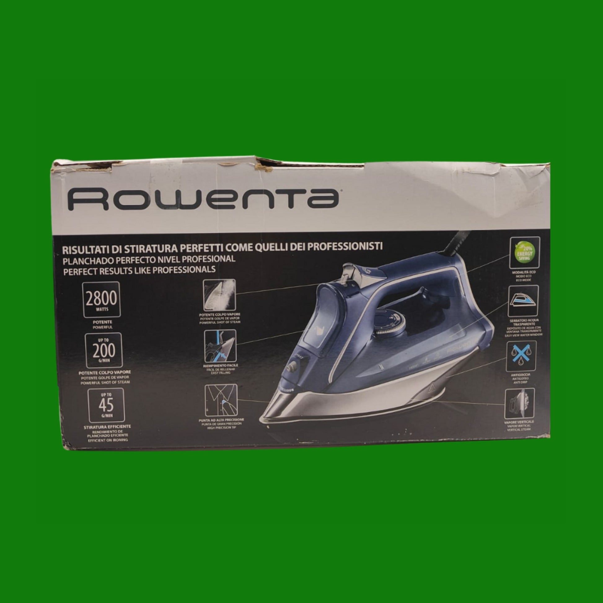 Rowenta DW8215D1 PRO Master Ferro da Stiro a Vapore,