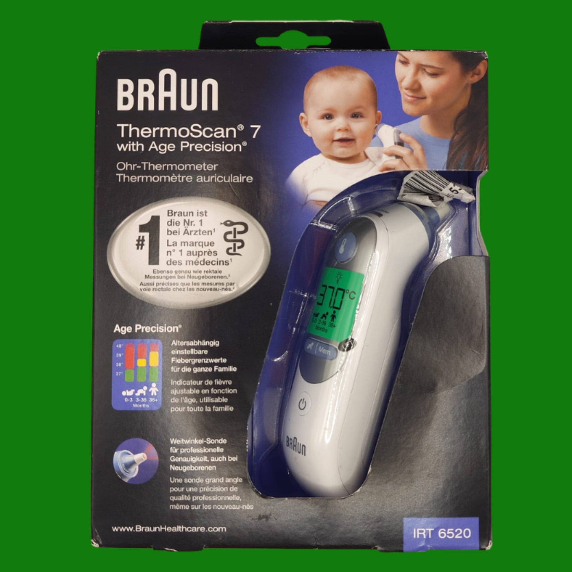 BRAUN THERMOSCAN 7 TERMOMETRO AURICOLARE
