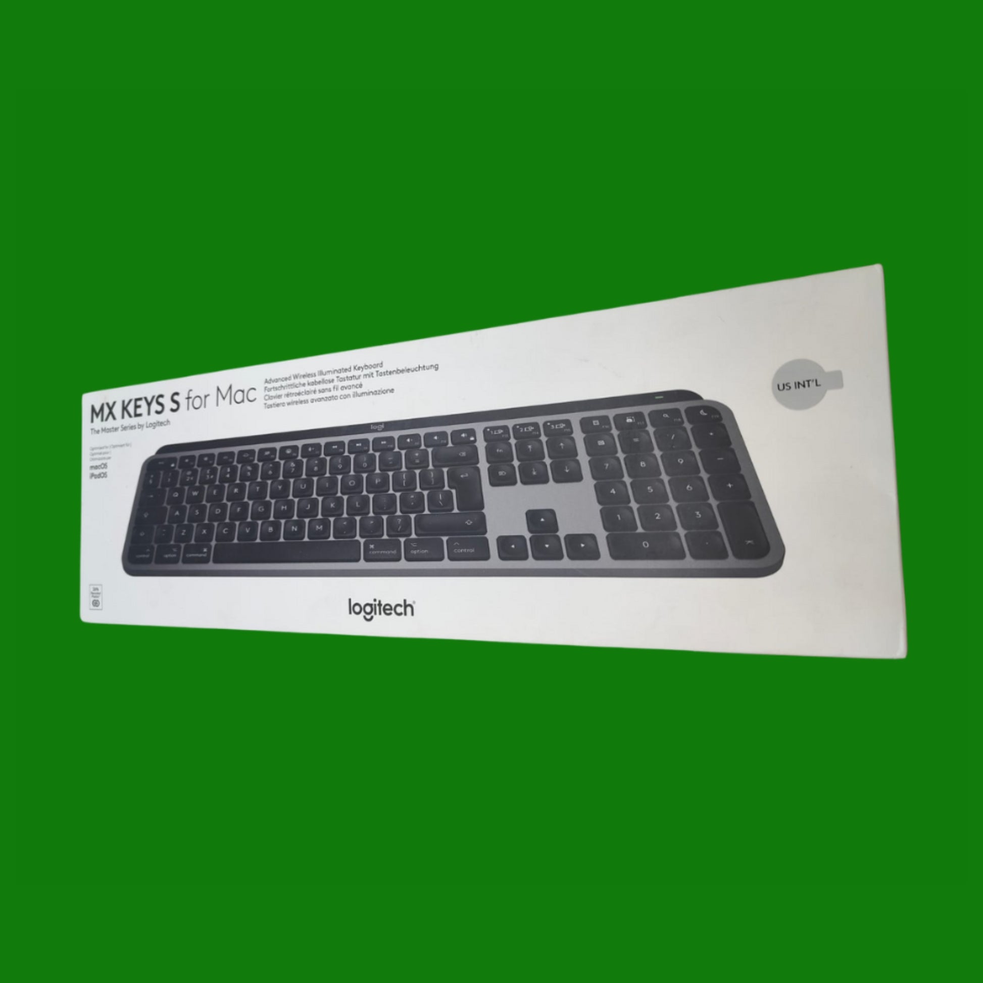 LOGITECH MX Keys S for Mac tastiera Ufficio RF senza fili