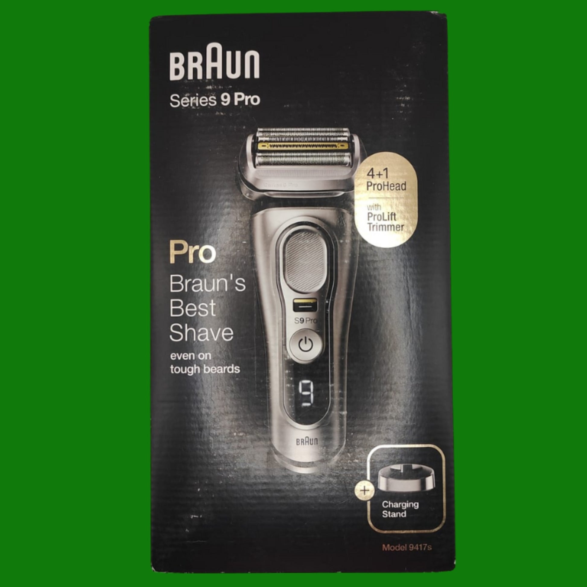 BRAUN Shaver 9417s Tempo Di Funzionamento (max) 60 Min, Wet & Dry, Argento