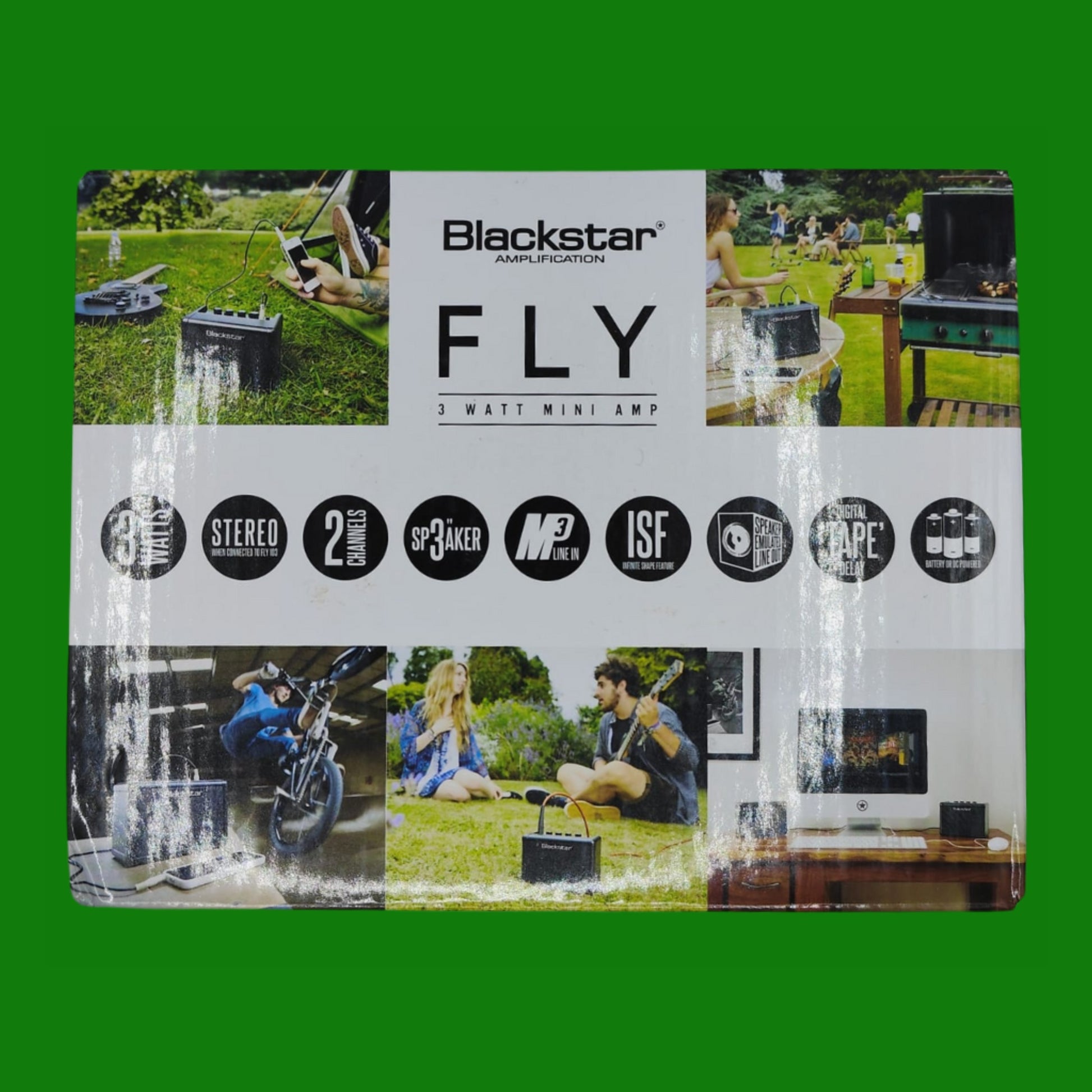 Blackstar Fly3 - Mini amplificatore a batterie per chitarra da 3W, Nero