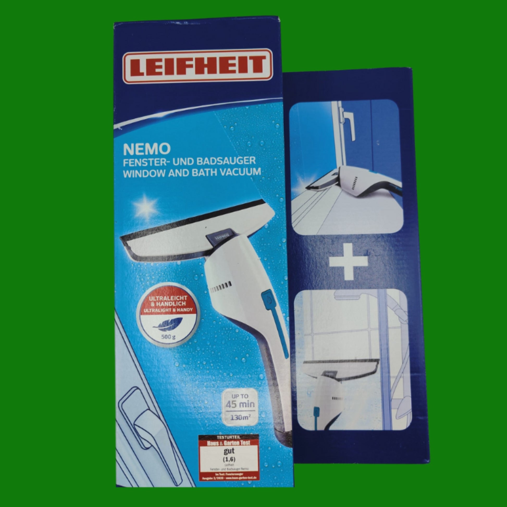 Leifheit 51030 pulitore di finestra elettrico Bianco