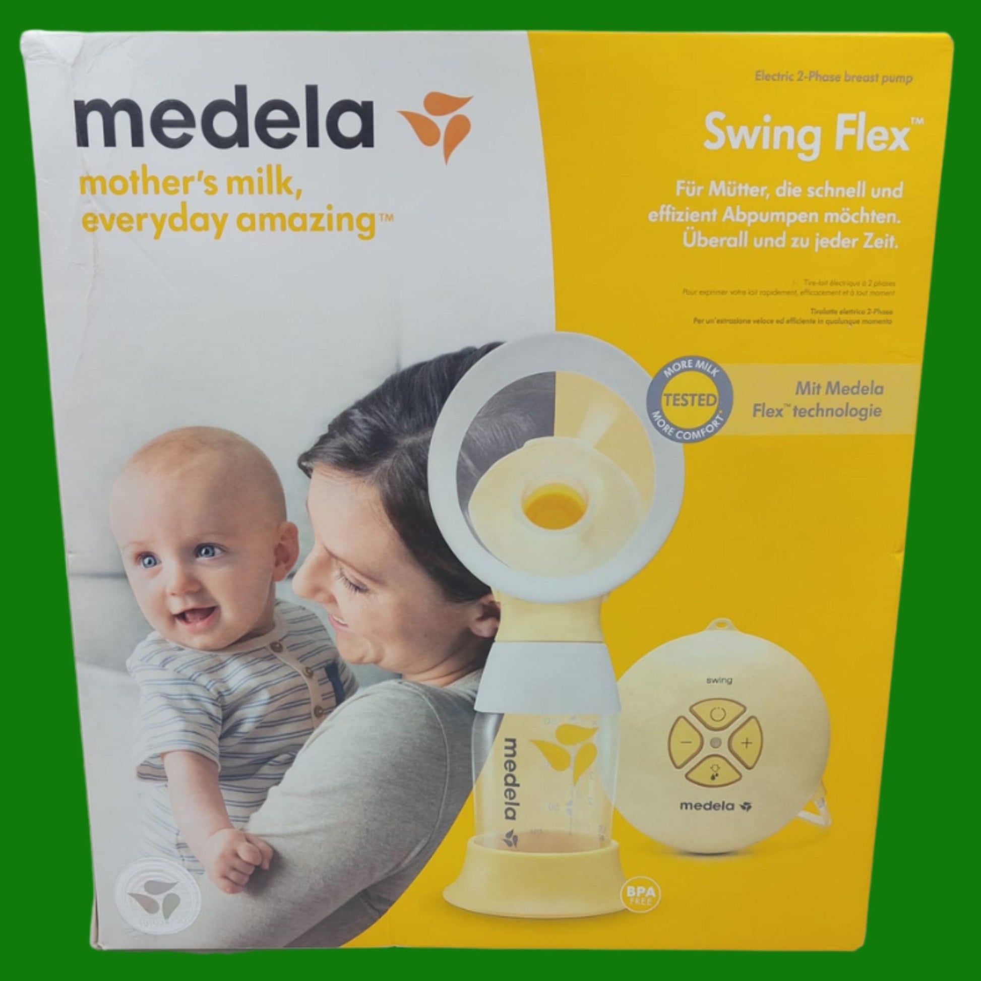 Medela Solo Tiralatte Elettrico Singolo, Silenzioso, Ricaricabile con USB,