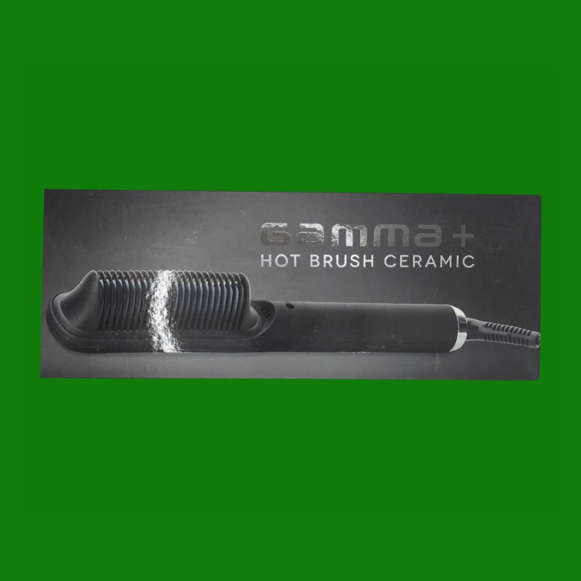 GAMMAPIU’ Hot Brush Spazzola Termica per Capelli Lisciante in Ceramica e Tormalina, Anticrespo,