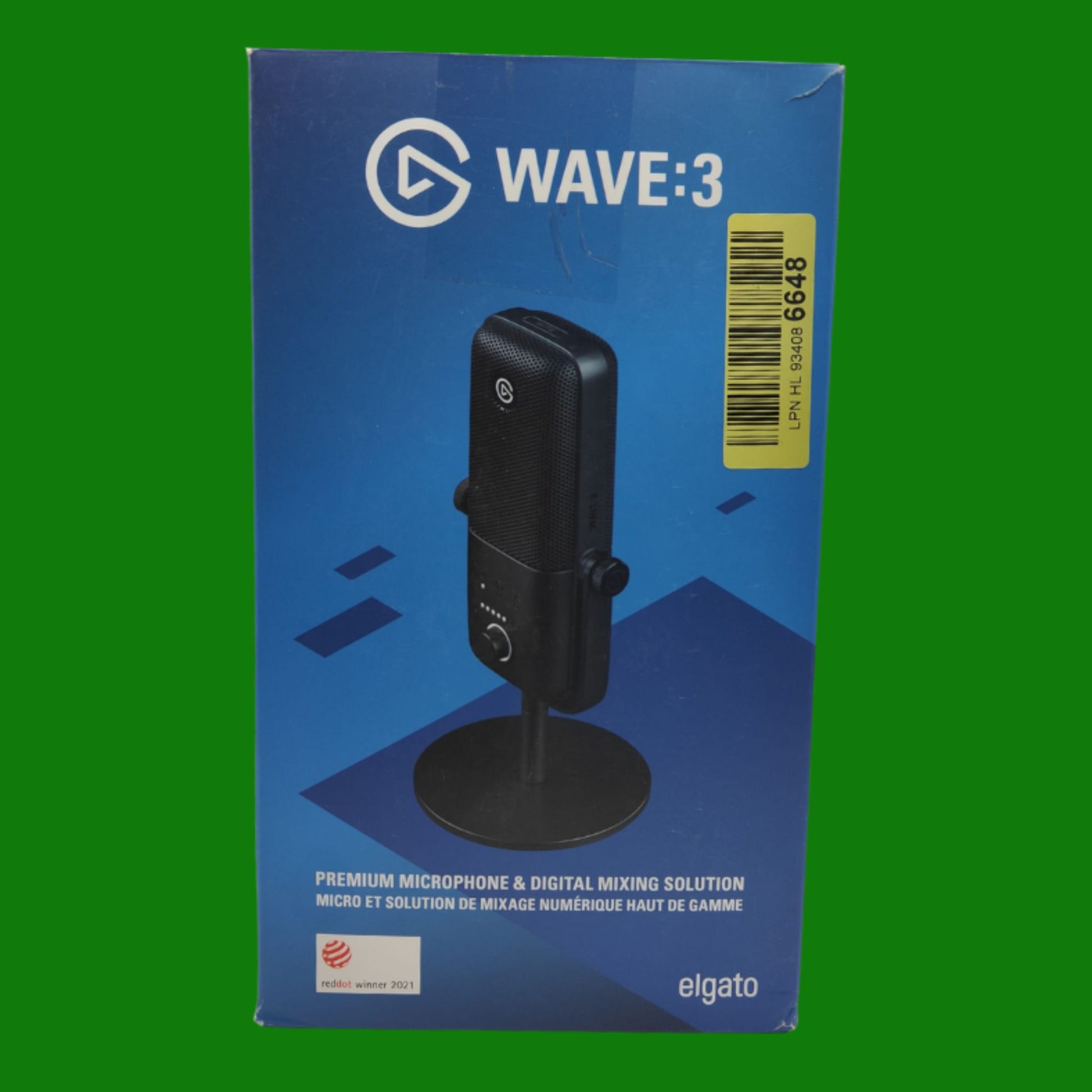 Elgato Wave:3, microfono condensatore USB premium per streaming, podcast, gaming