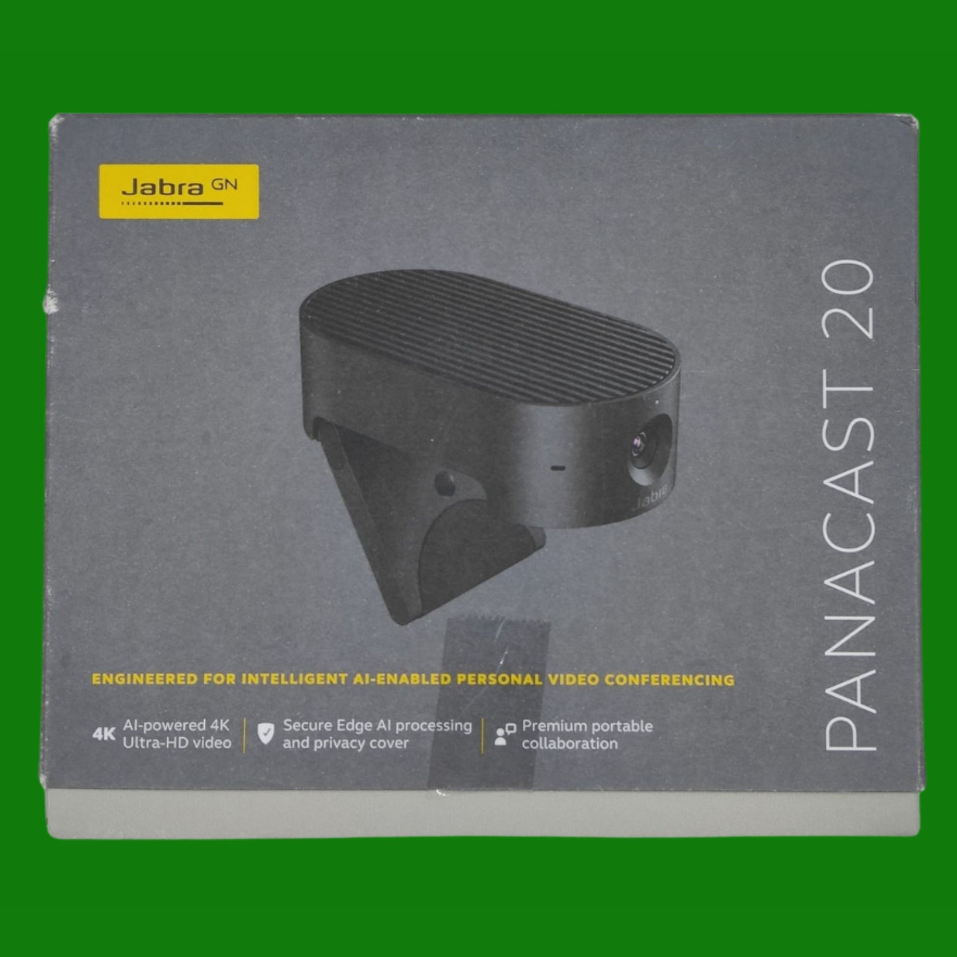 Jabra PanaCast 20 Webcam per videoconferenze in 4K Videocamera Plug & Play,