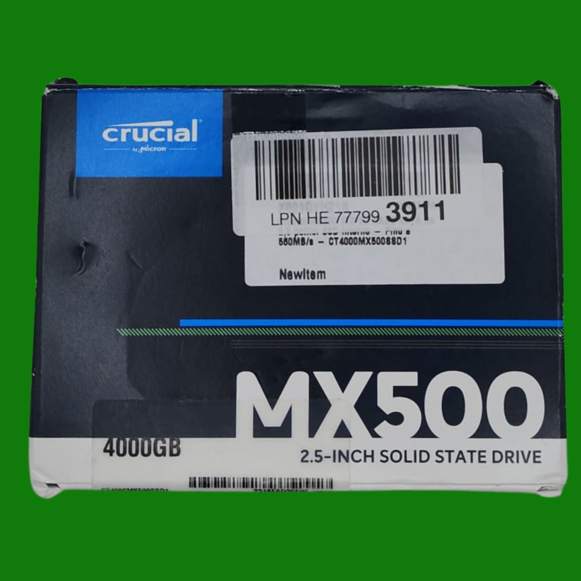 Micron Crucial MX500 Ssd 4Tb Interno 2.5" SATA 6Gb