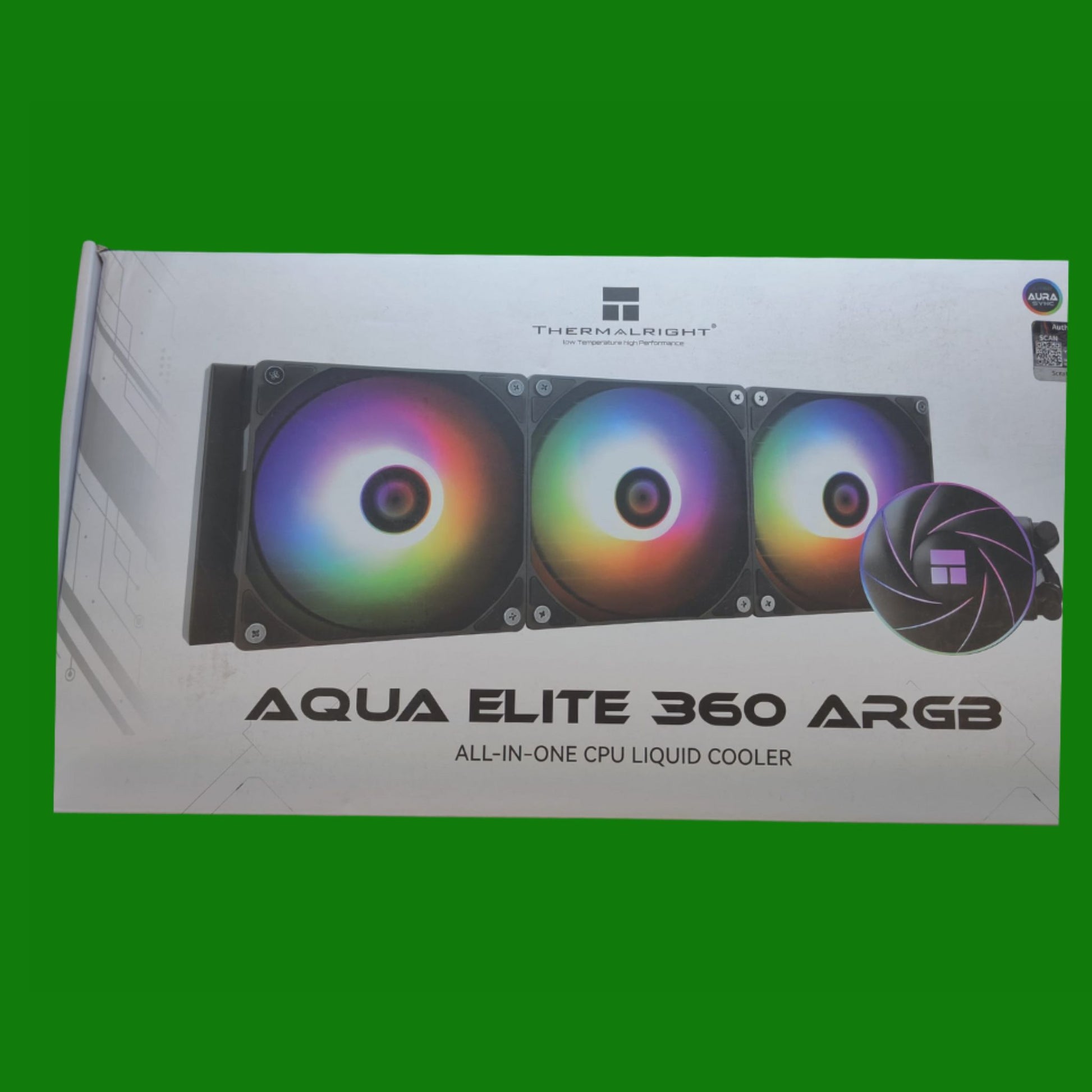Thermalright AQUA ELITE 360 V3 - Raffreddatore per CPU liquido, doppia ventola per PWM ARGB