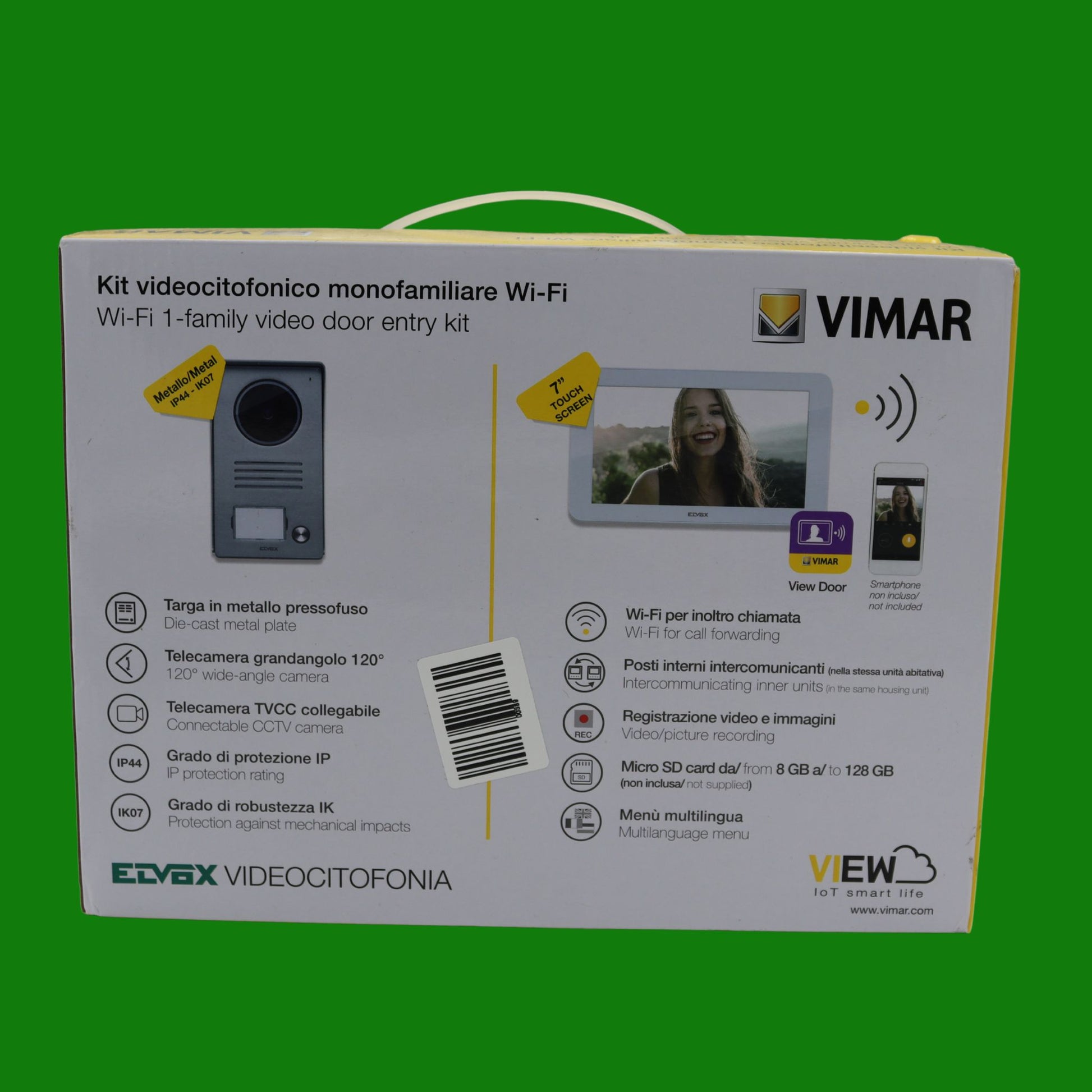 Vimar K40945 Kit Videocitofono Smart Monofamiliare Con Monitor Touch Screen