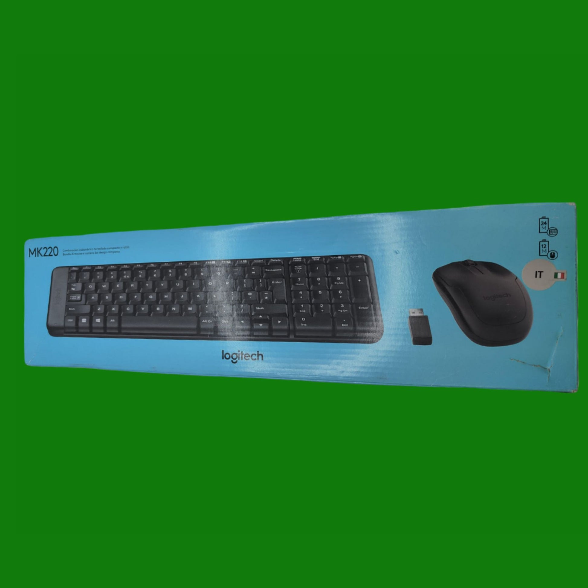 Logitech MK220 Combo Tastiera e Mouse Wireless