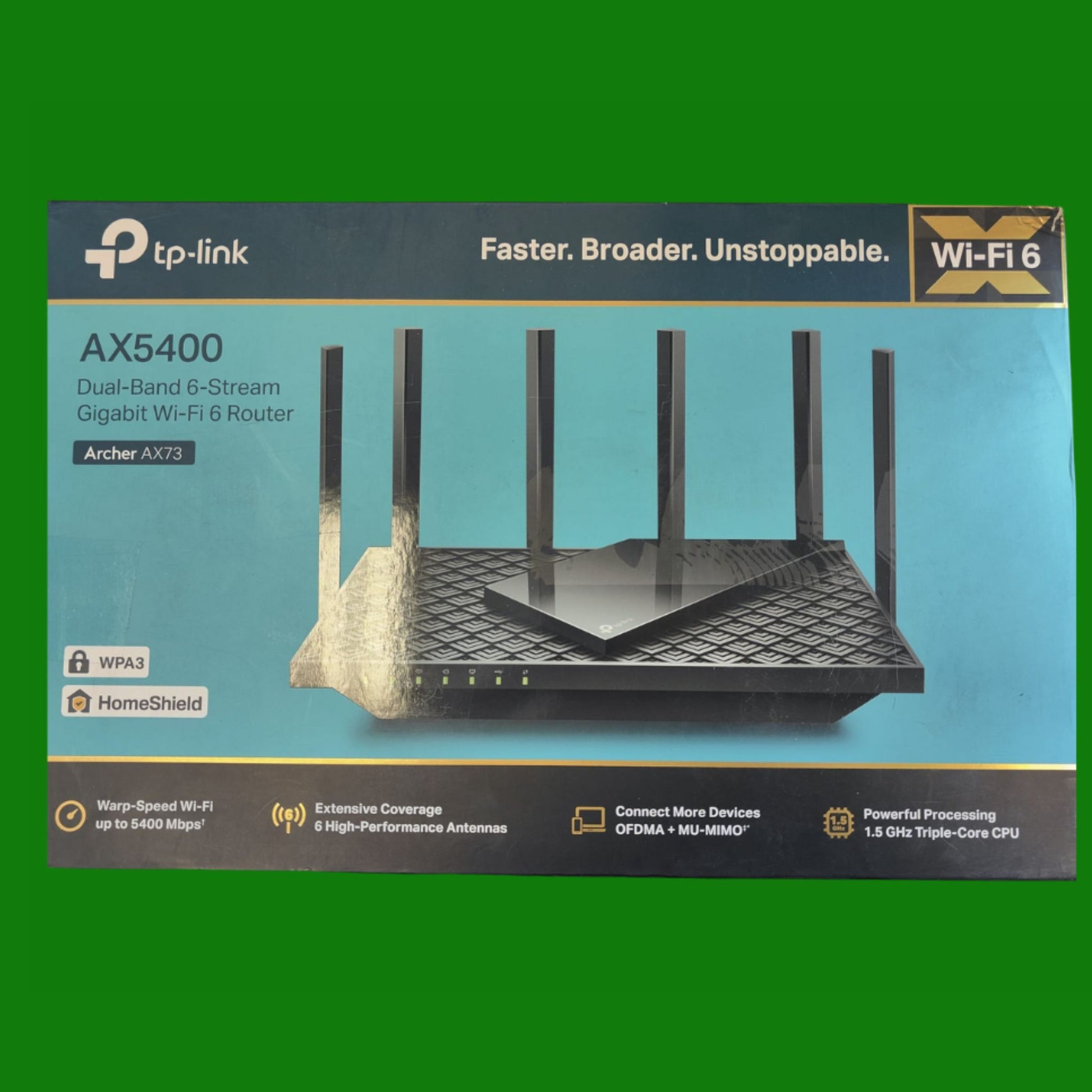 TP-Link Archer AX73 Router Wi-Fi 6 Dual-Band AX5400Mbps,
