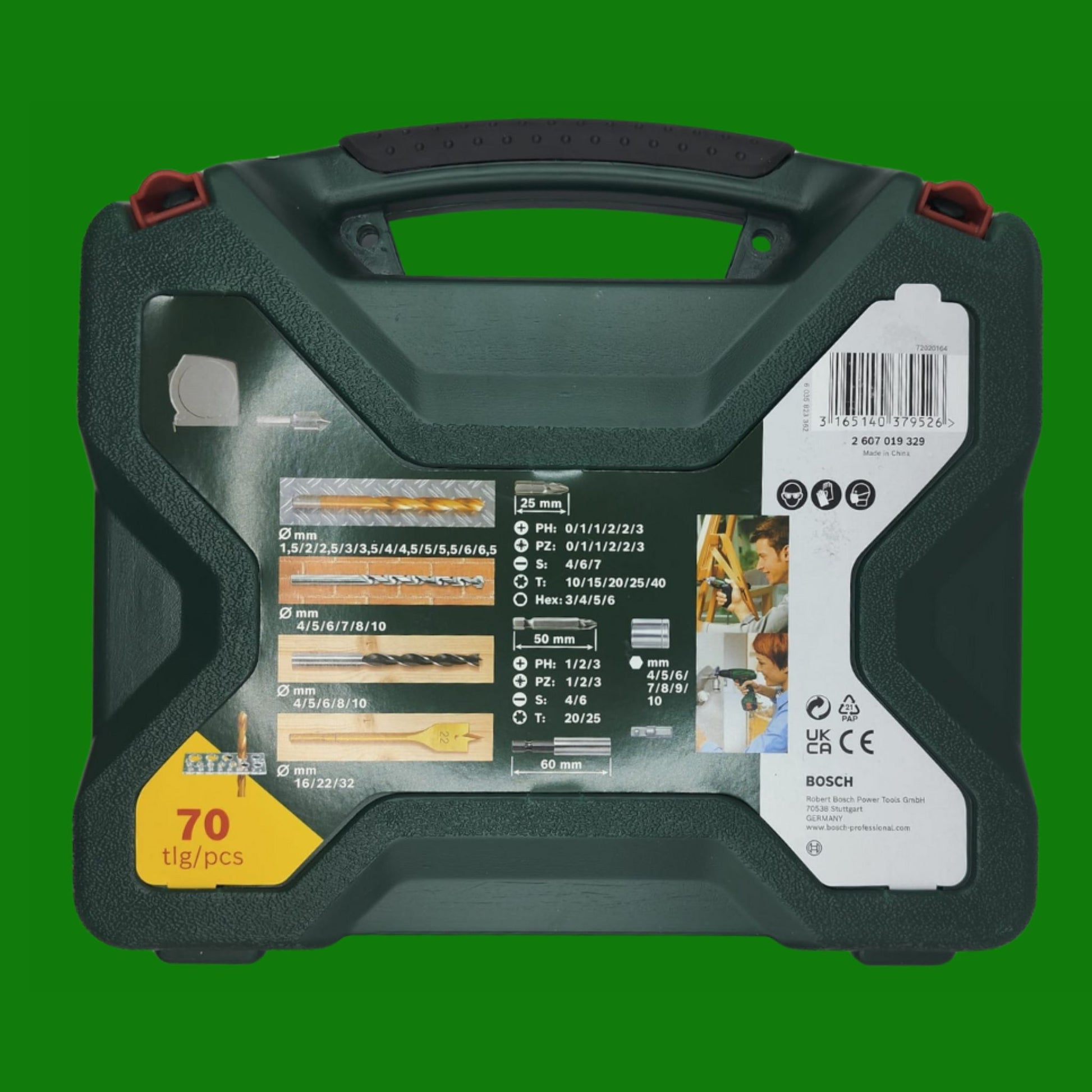 Bosch Home And Garden Accessories Set Trapano E Cacciavite In Titanio