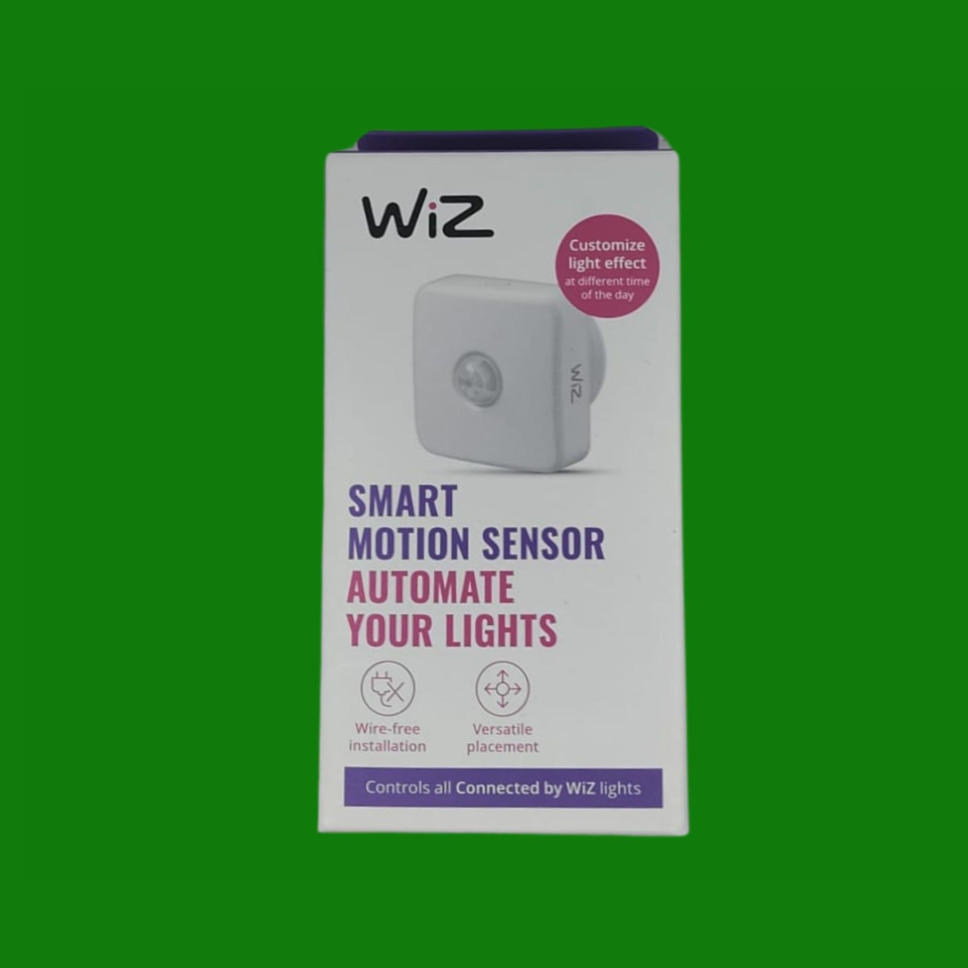 WiZ Sensore di Movimento Smart WiFi, per Interni, Rilevazione Movimento fino a 3 M,