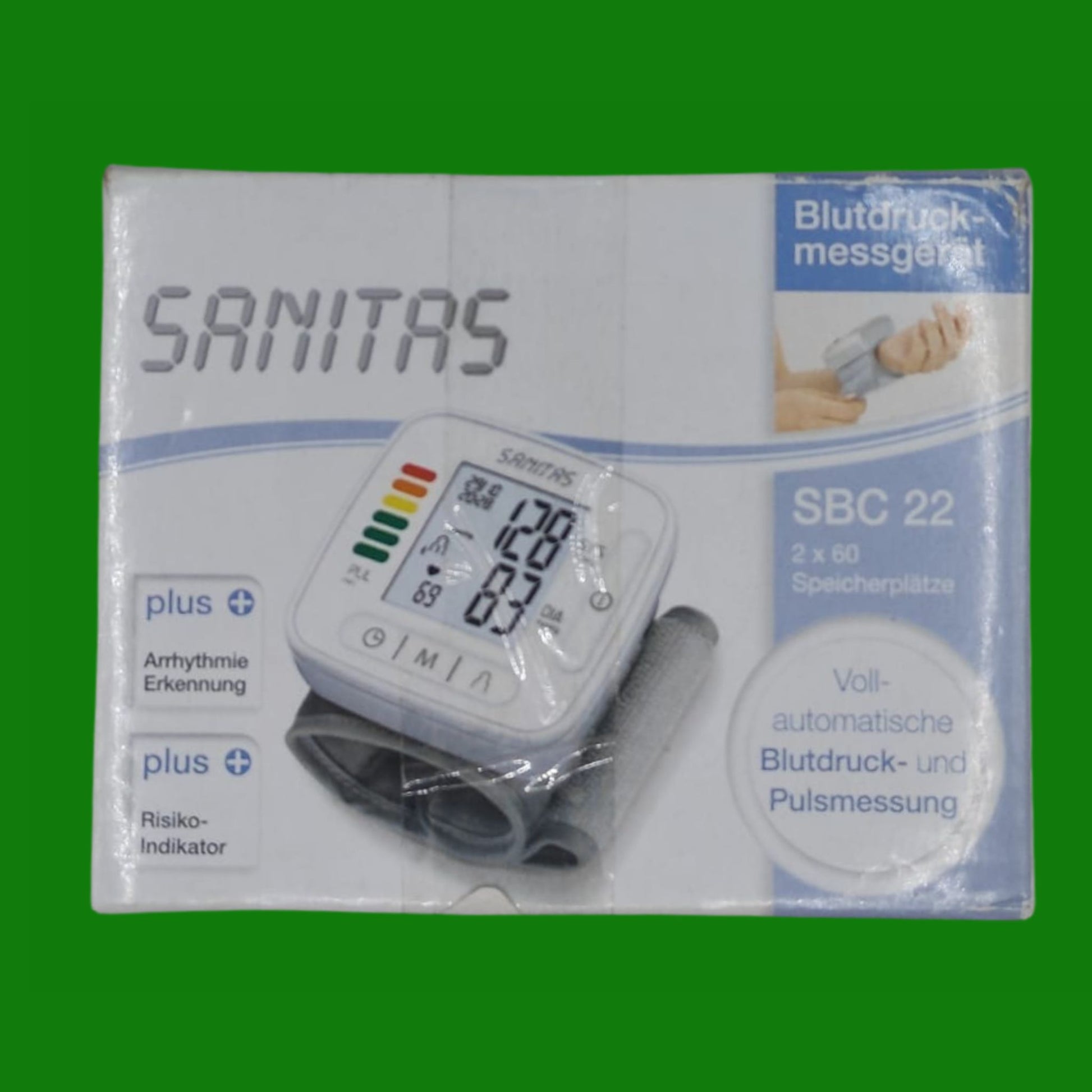 Sanitas SBC 22 Misuratore di Pressione da Polso -