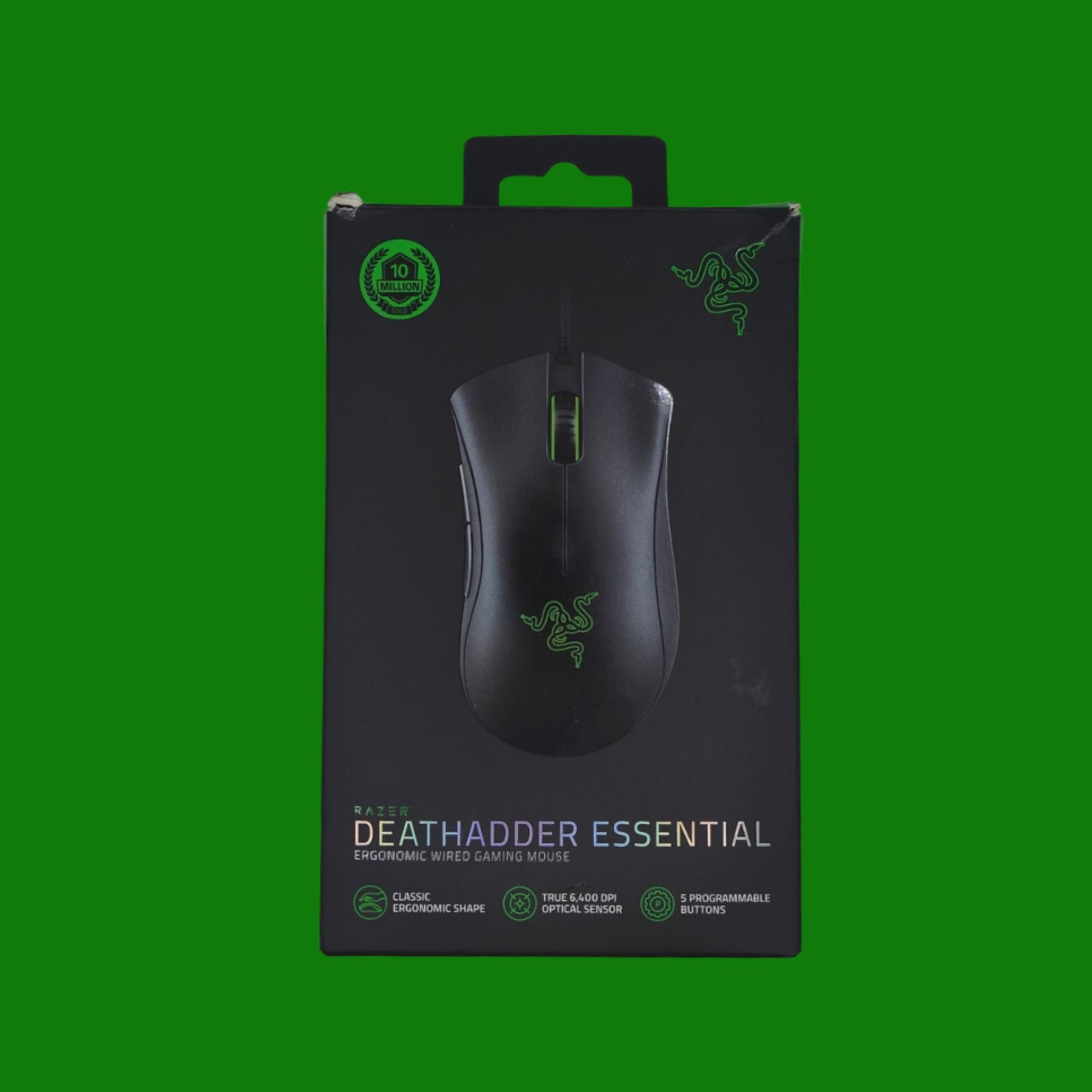 Razer DeathAdder Essential (2021) - Mouse da Gioco Cablato con Sensore Ottico da 6400 DPI