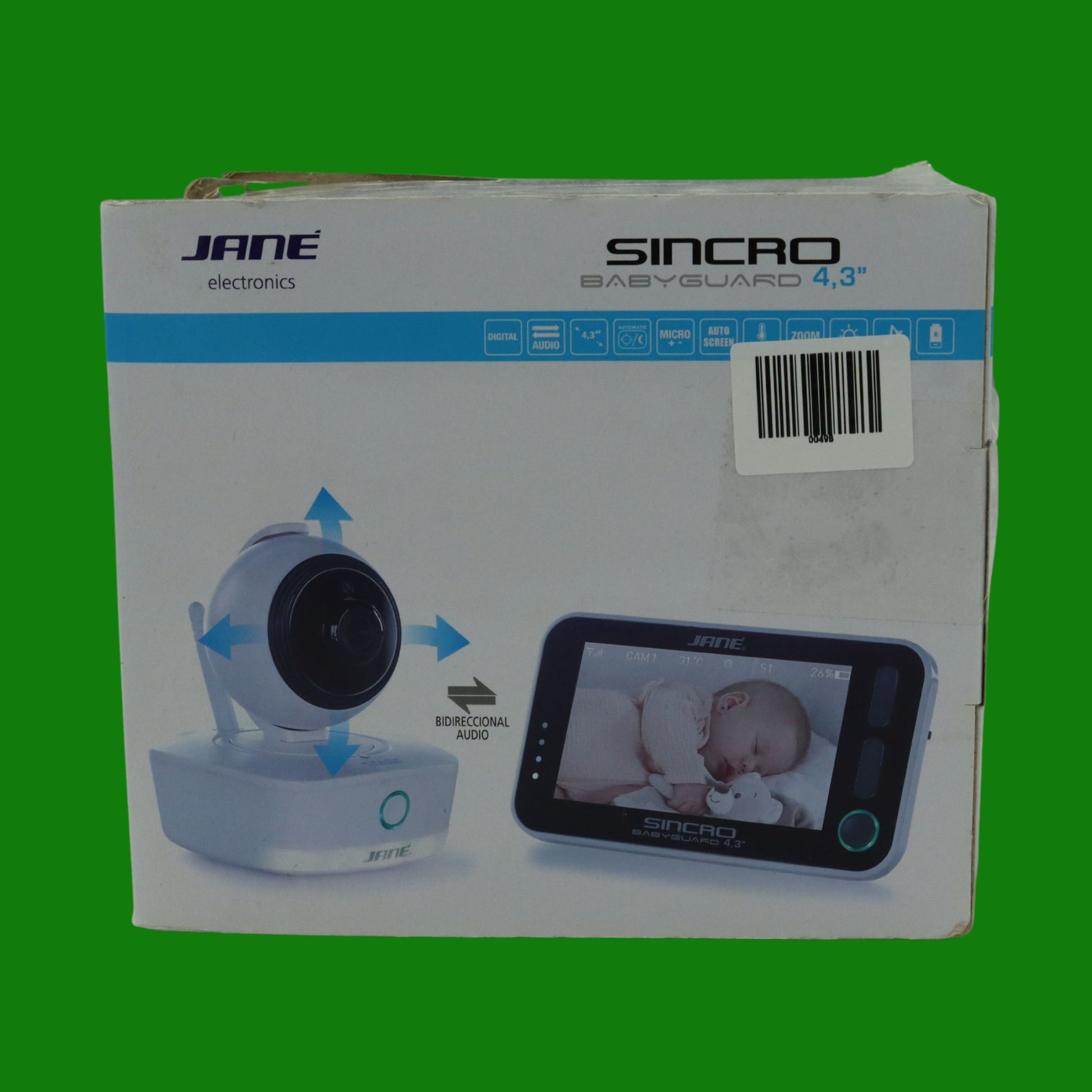 Babyfono digitale Sincro Jané Baby Guard 4,3"