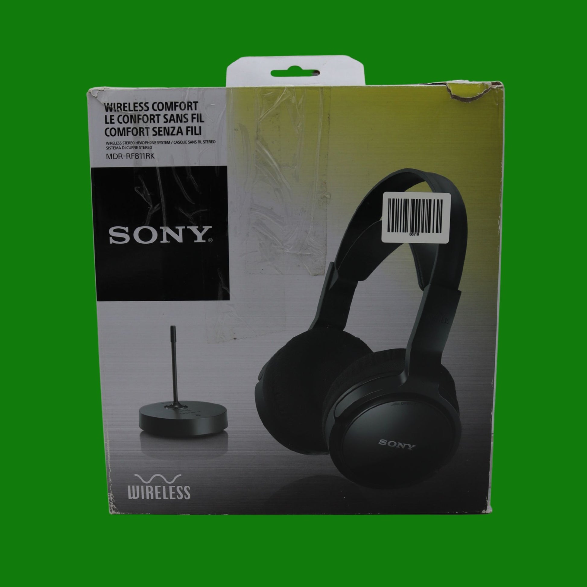 Cuffia Wireless Nero Trasmissione Digitale (Mdr-Rf811Rk) Batteria 13 Ore