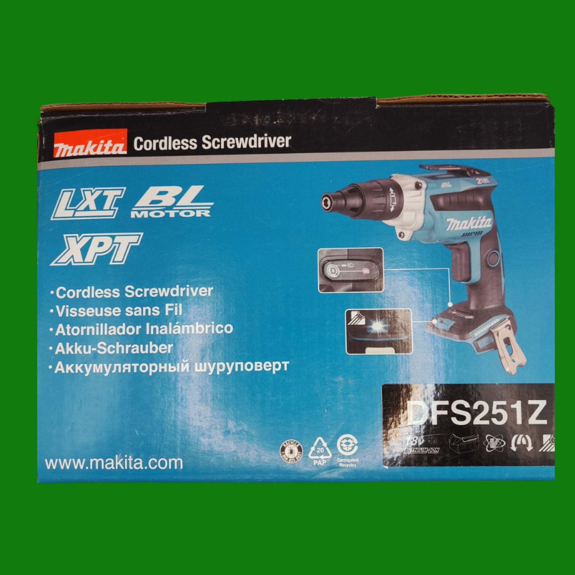 MAKITA DFS251Z - Atornillador BL 18V   Batterie non incluse