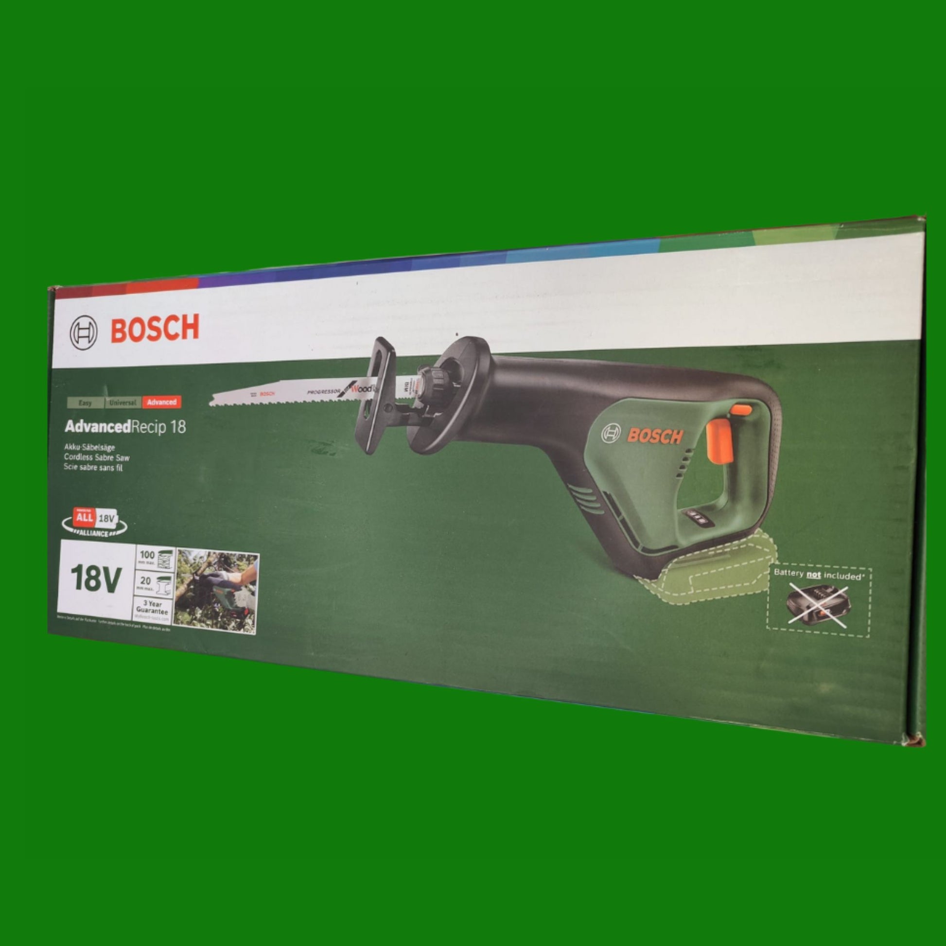 Bosch Home And Garden 06033B2402 Sega Universale Advancedrecip 18, Senza Batteria,